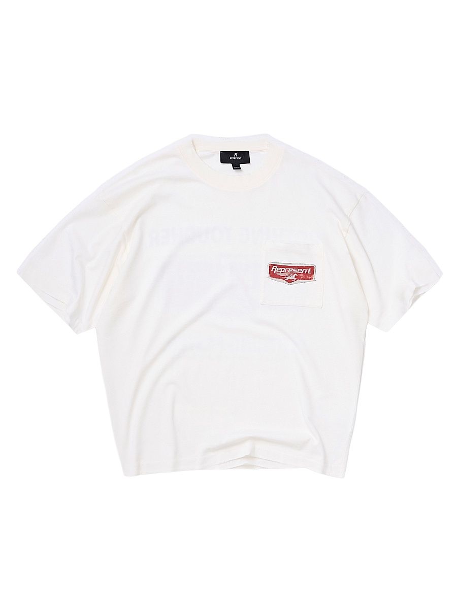 Men's Nothing Faster T-Shirt - Flat White - Size XXL