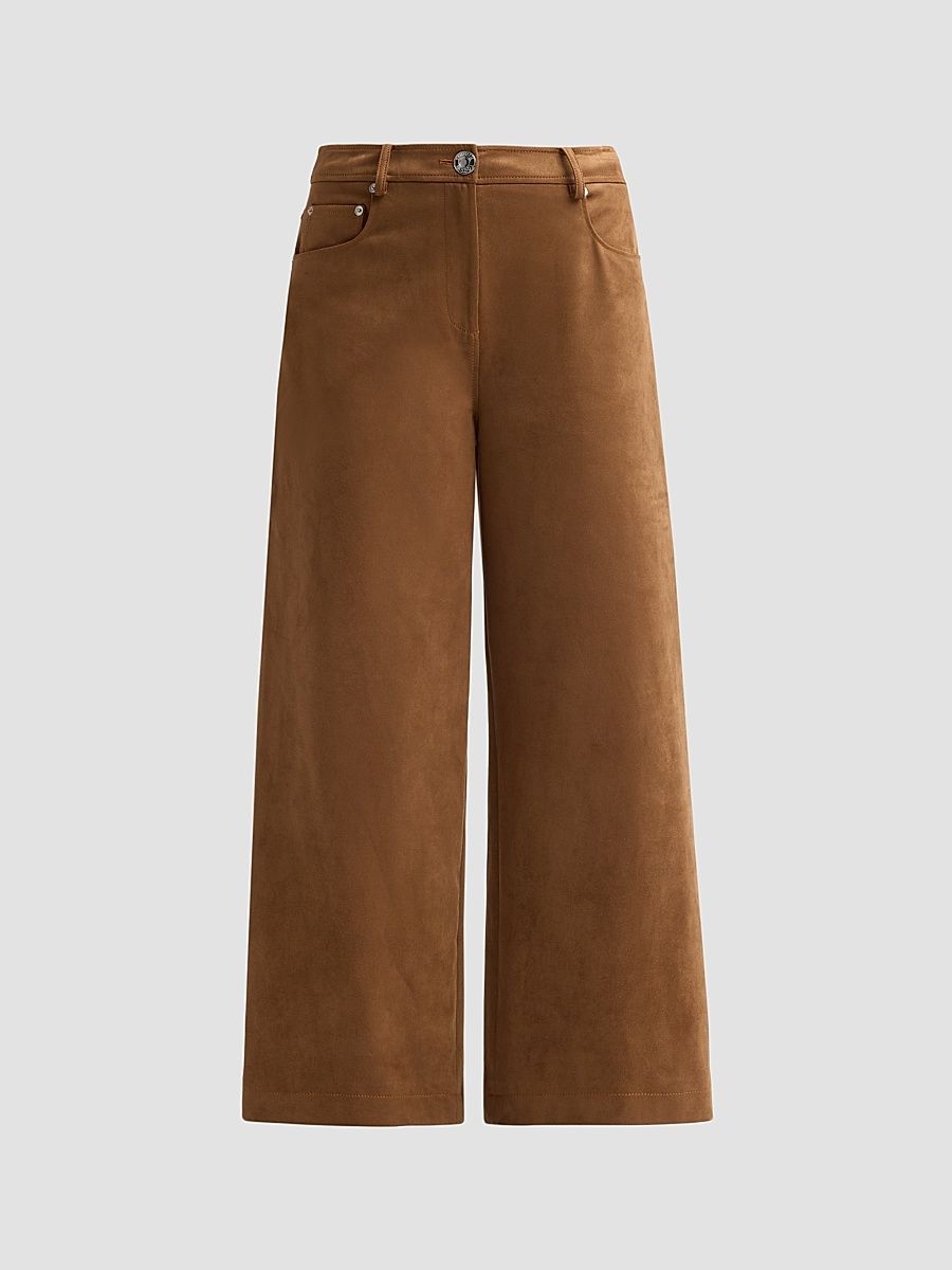 Women's Blaire Faux Suede Weekend Pants - Cedar - Size 10