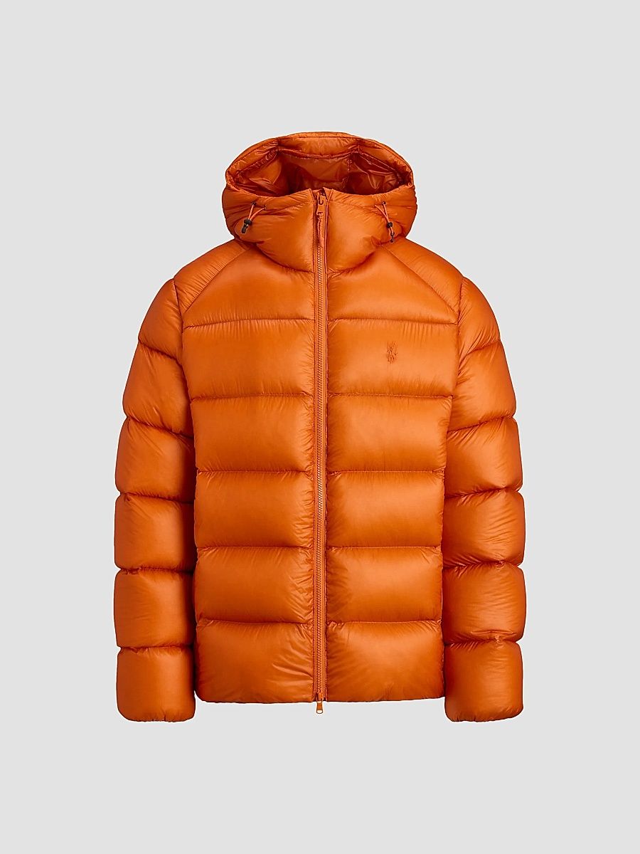 Men's The Hawthorne Down Jacket - Coastal Orange - Size Large