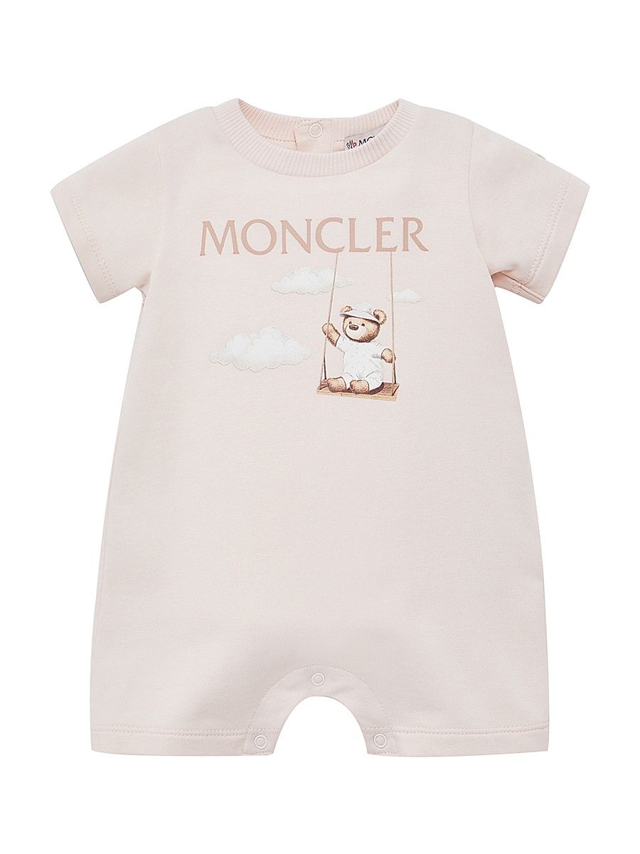 Baby Girl's & Little Girl's Romper in Cotton - Light Pink - Size 3 Months