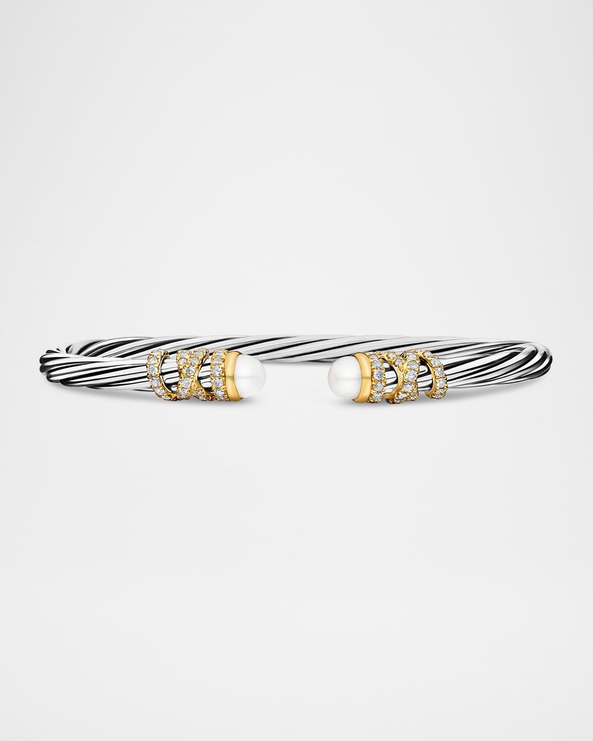Helena Bracelet with 18K Gold, Cabochon and Diamonds, 4mm