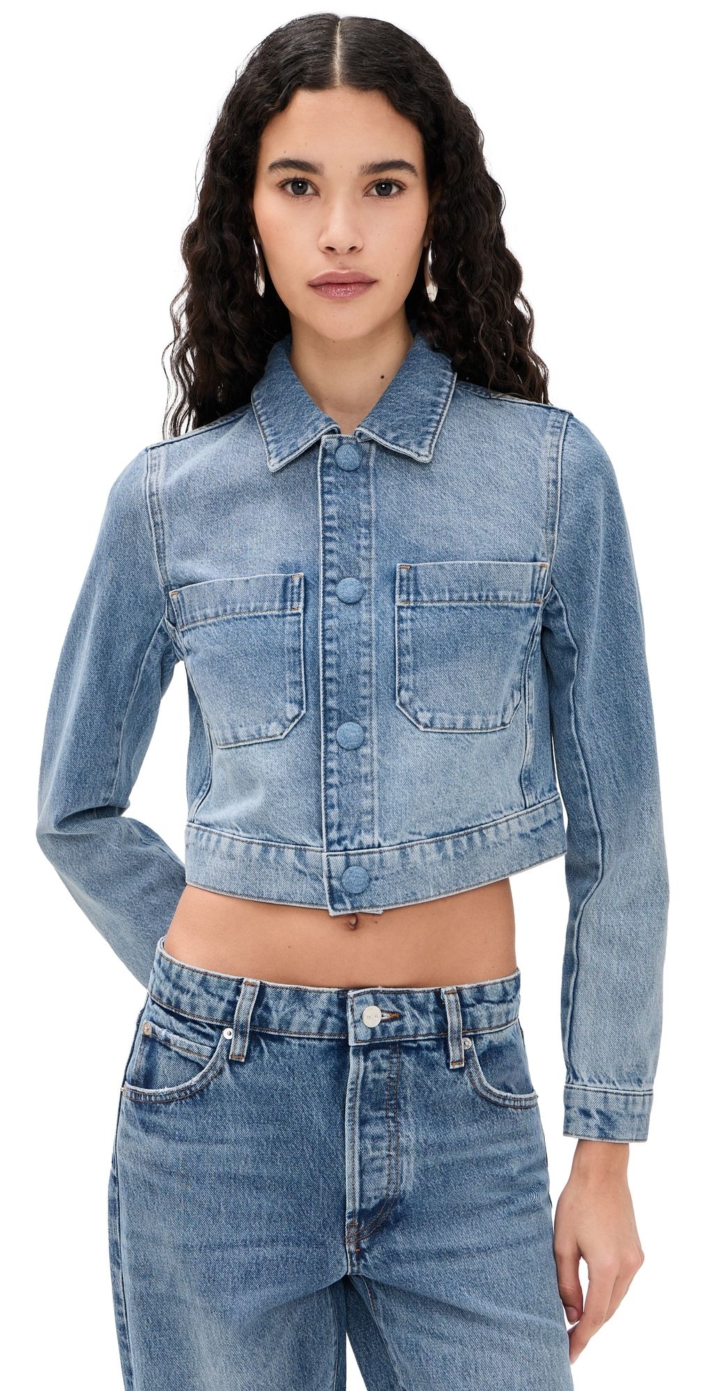 FRAME The Small Denim Jacket Dawn S