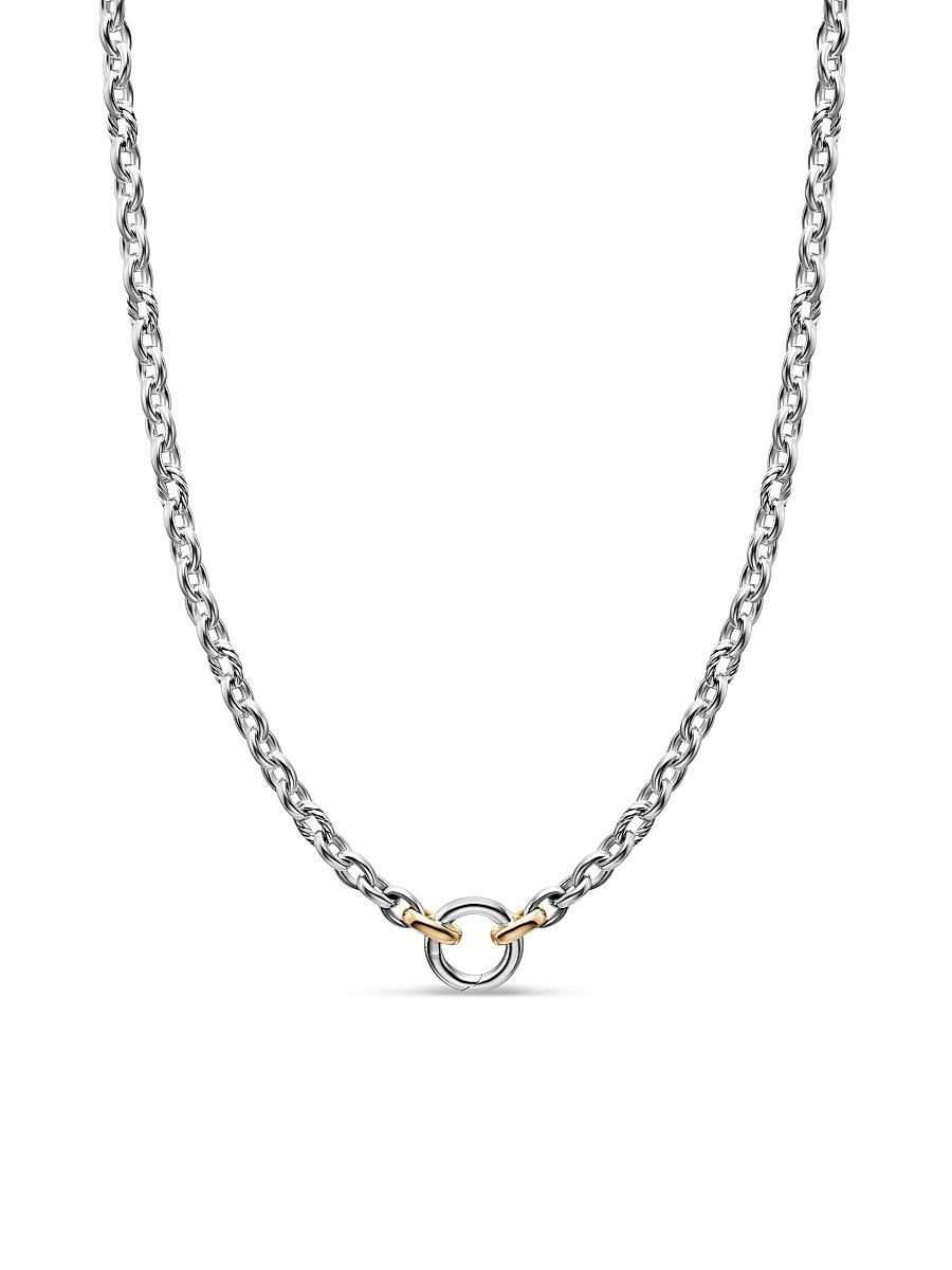 Women's Mercer Petite Chain Necklace in Sterling Silver - Silver - Size 16