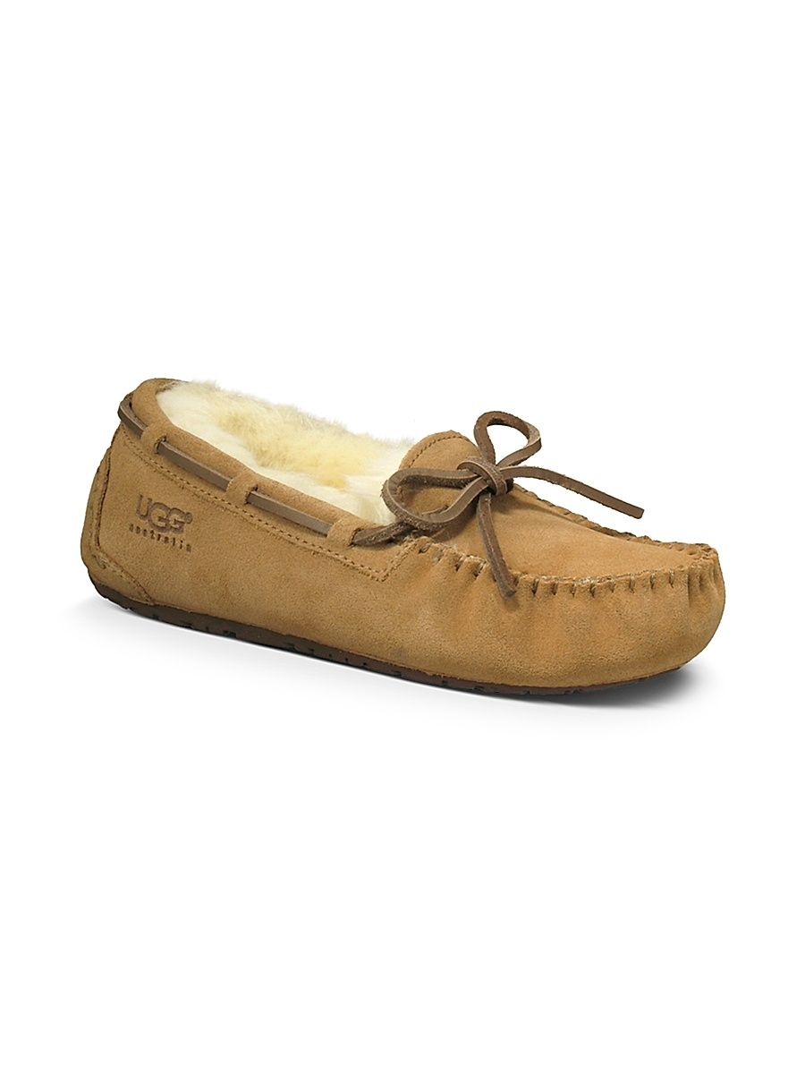 Kid's Dakota Sheepskin Slippers - Chestnut - Size 13 (Child)