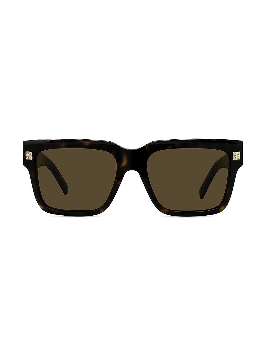 Women's GV Day 55MM Square Sunglasses - Dark Havana