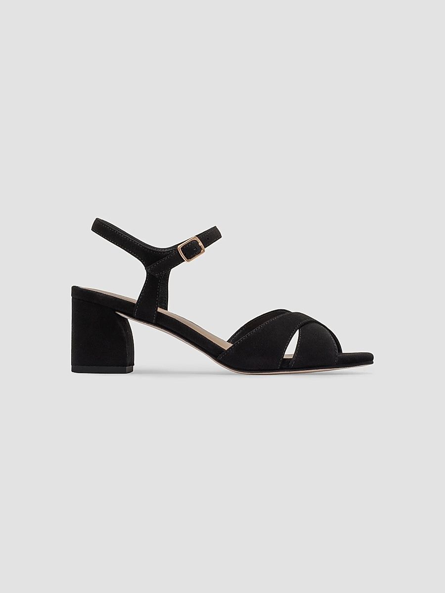 Women's Ginni Mid Heel Sandals - Black - Size 11