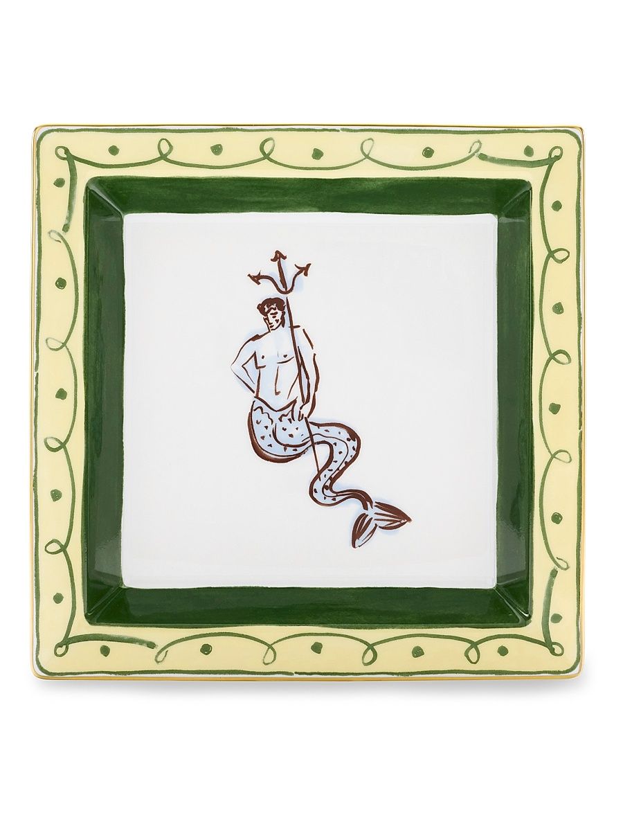 Il Viaggio Di Nettuno Change Tray - Verde Giallo