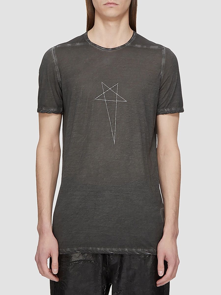 Men's Level T Faded T-Shirt - Black Silver - Size XL