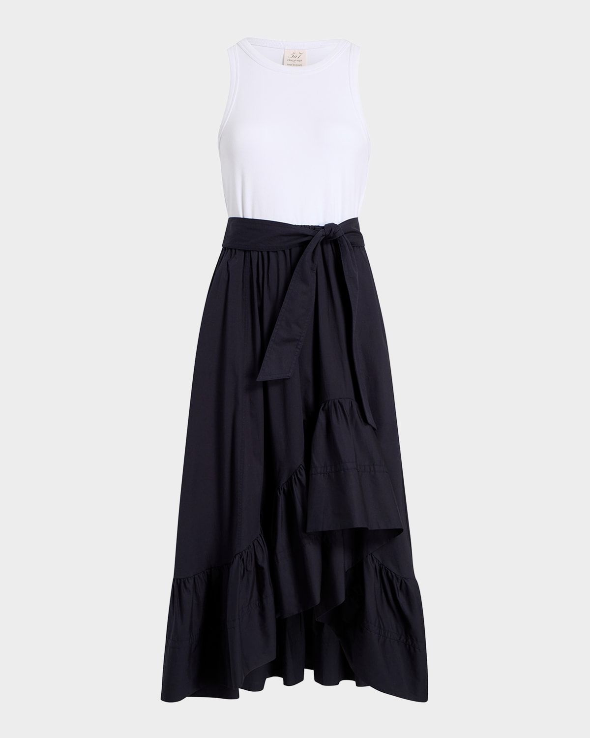 Zayla Two-Tone Midi Dress