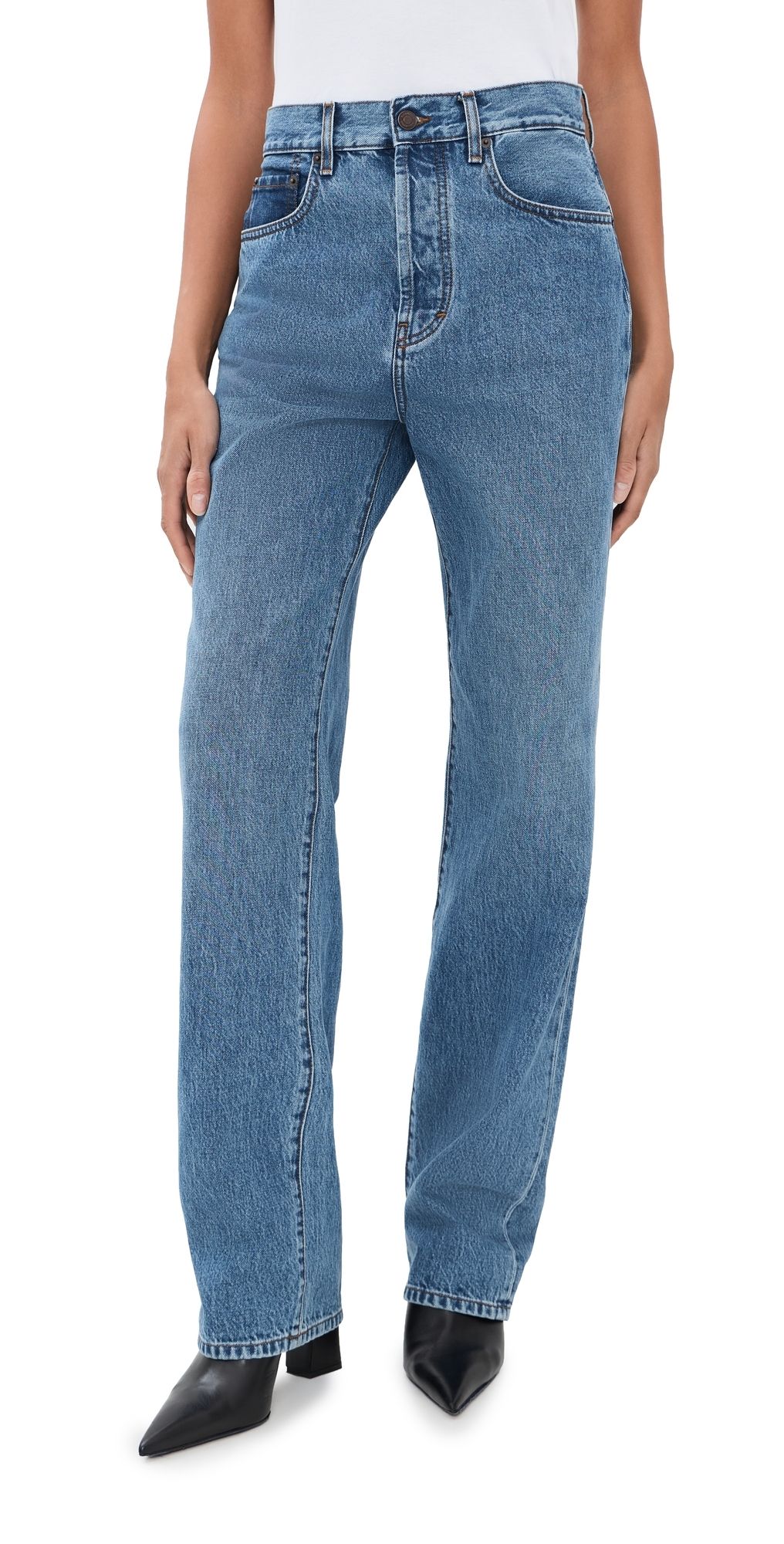 Kallmeyer Temple Straight Leg Jeans New Blue 27