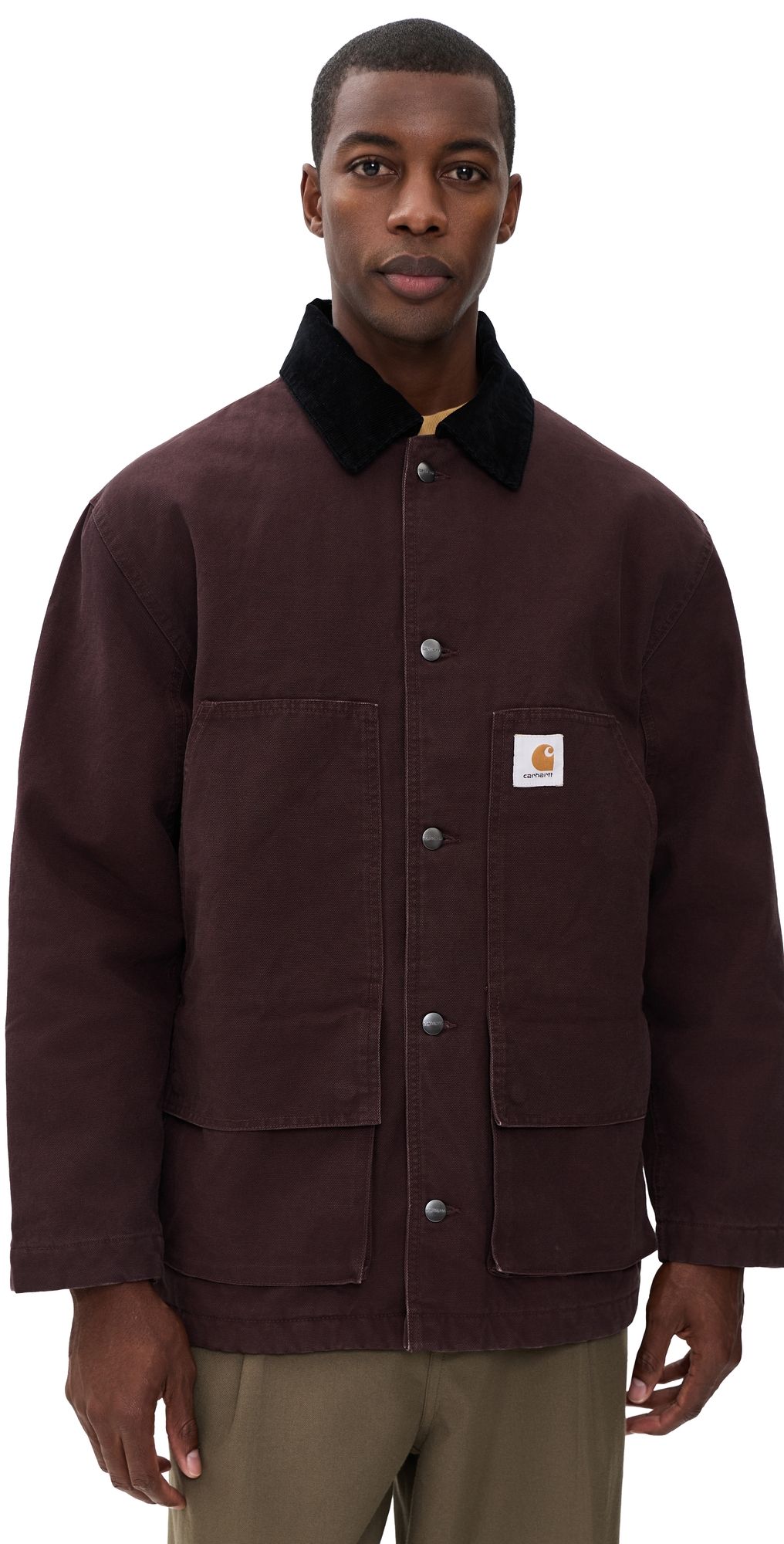 Carhartt WIP Lander Coat Palisander/Black (Stone Wash) XL