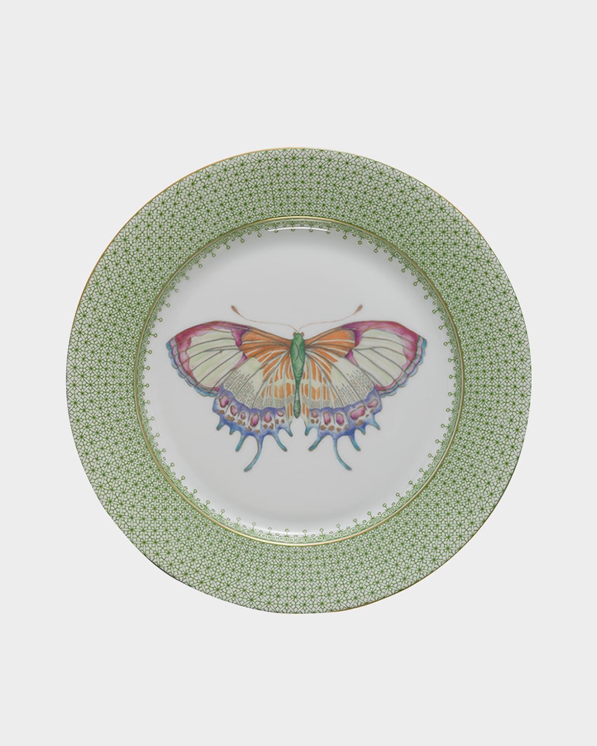 Apple Lace Dessert Plate with Butterfly Center