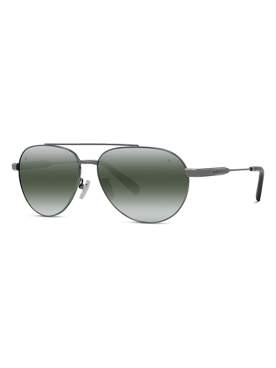 Men's Lifestyle Horizon 03 Pilot Sunglasses - Shiny Gumetal And Smoke Mirror