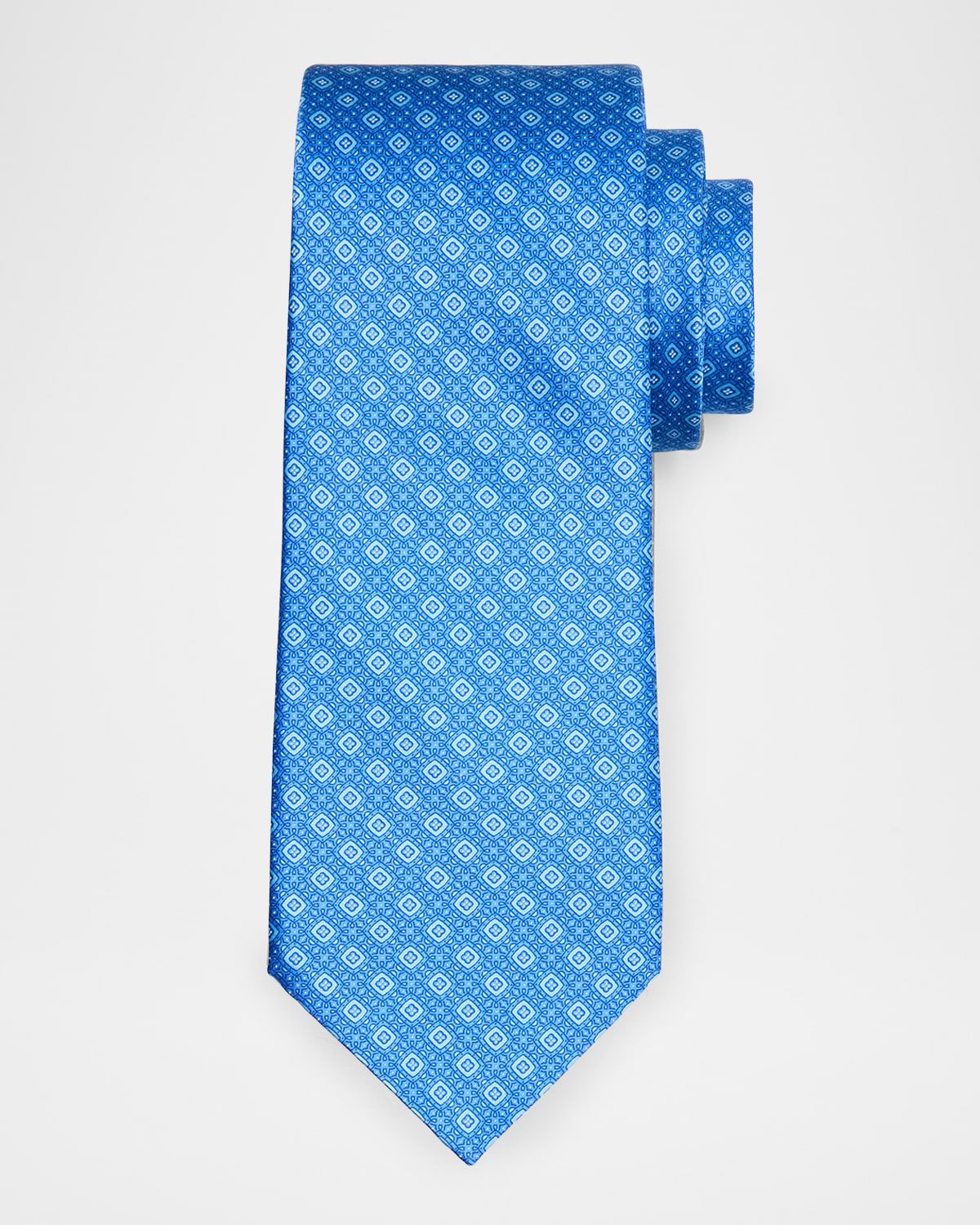 Men & apos;s Geometric Silk Tie