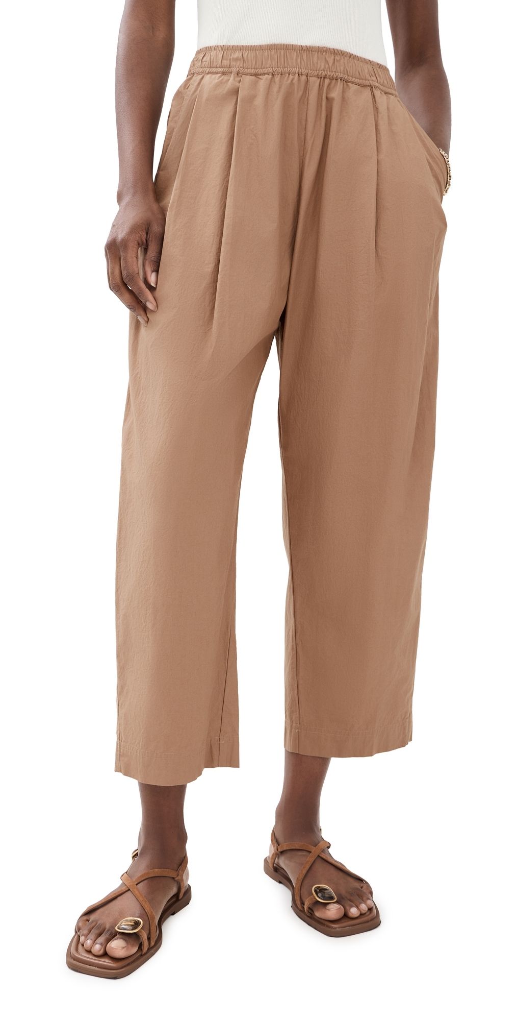 Apiece Apart Spa Pleat Pants Deep Khaki XL