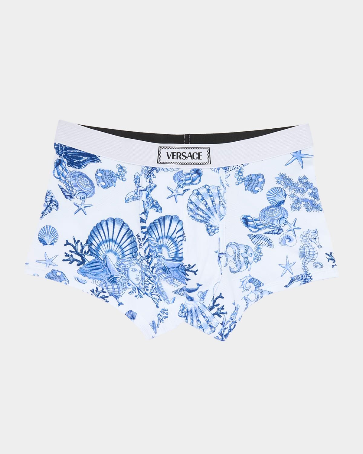 Men & apos;s La Vacanza Ribbed Boxer Briefs