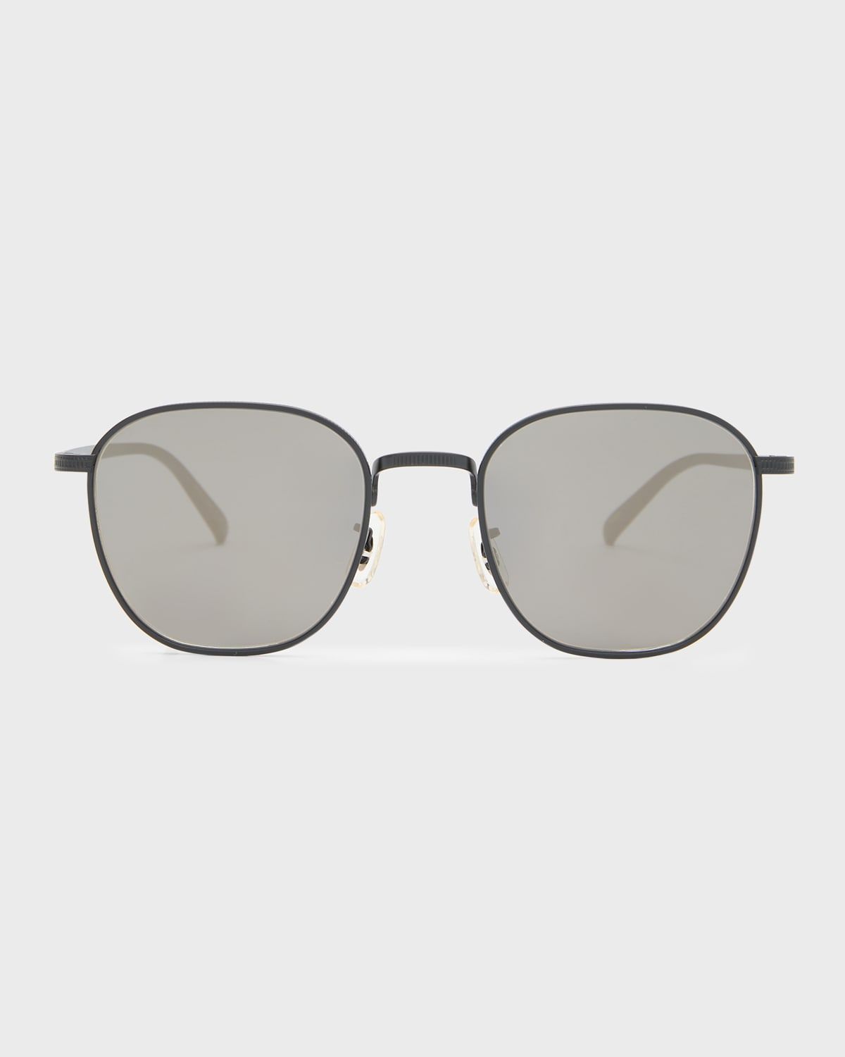 Filigree Titanium Square Sunglasses