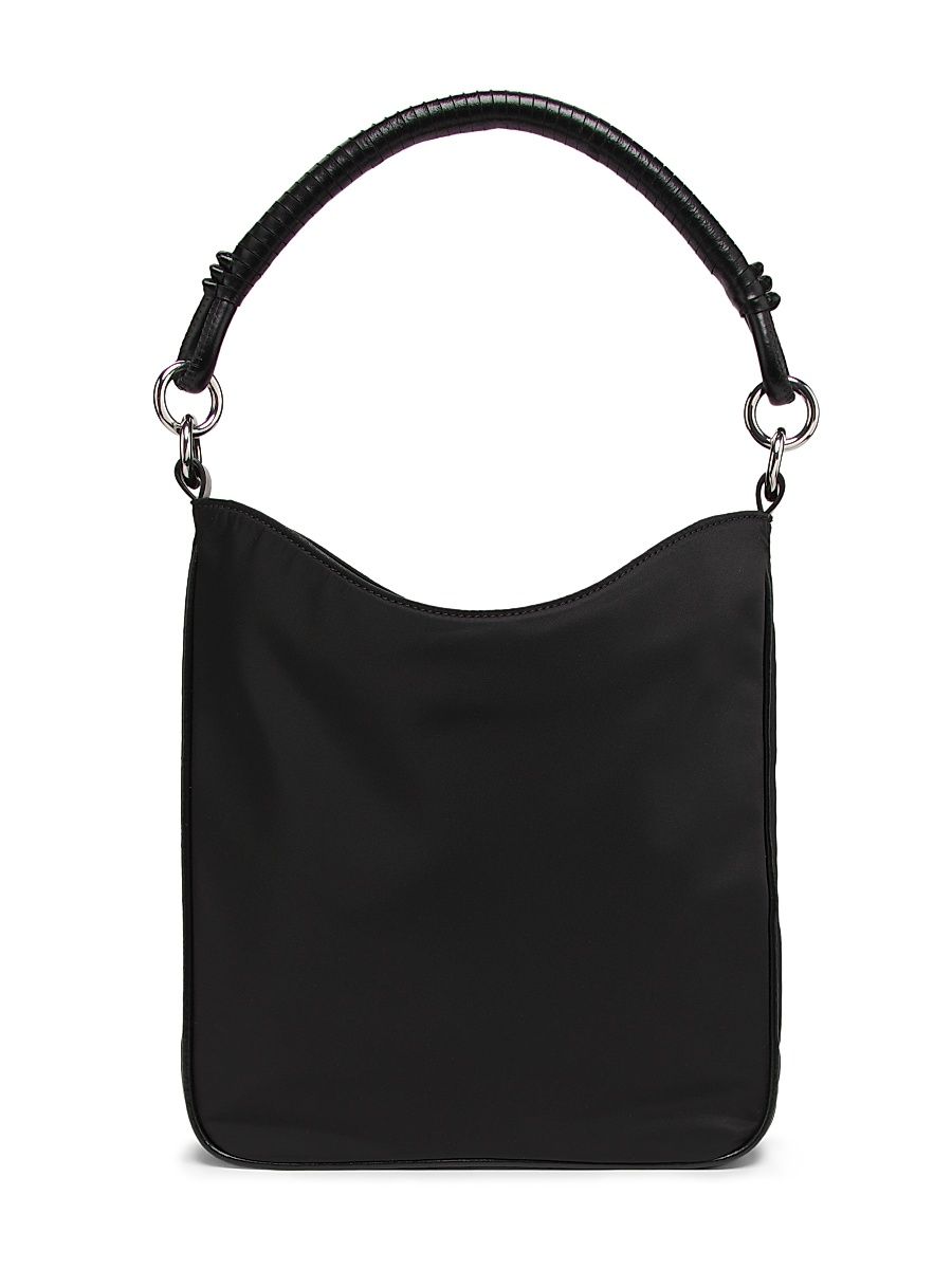Women's Mel Nylon Shoulder Bag - Black