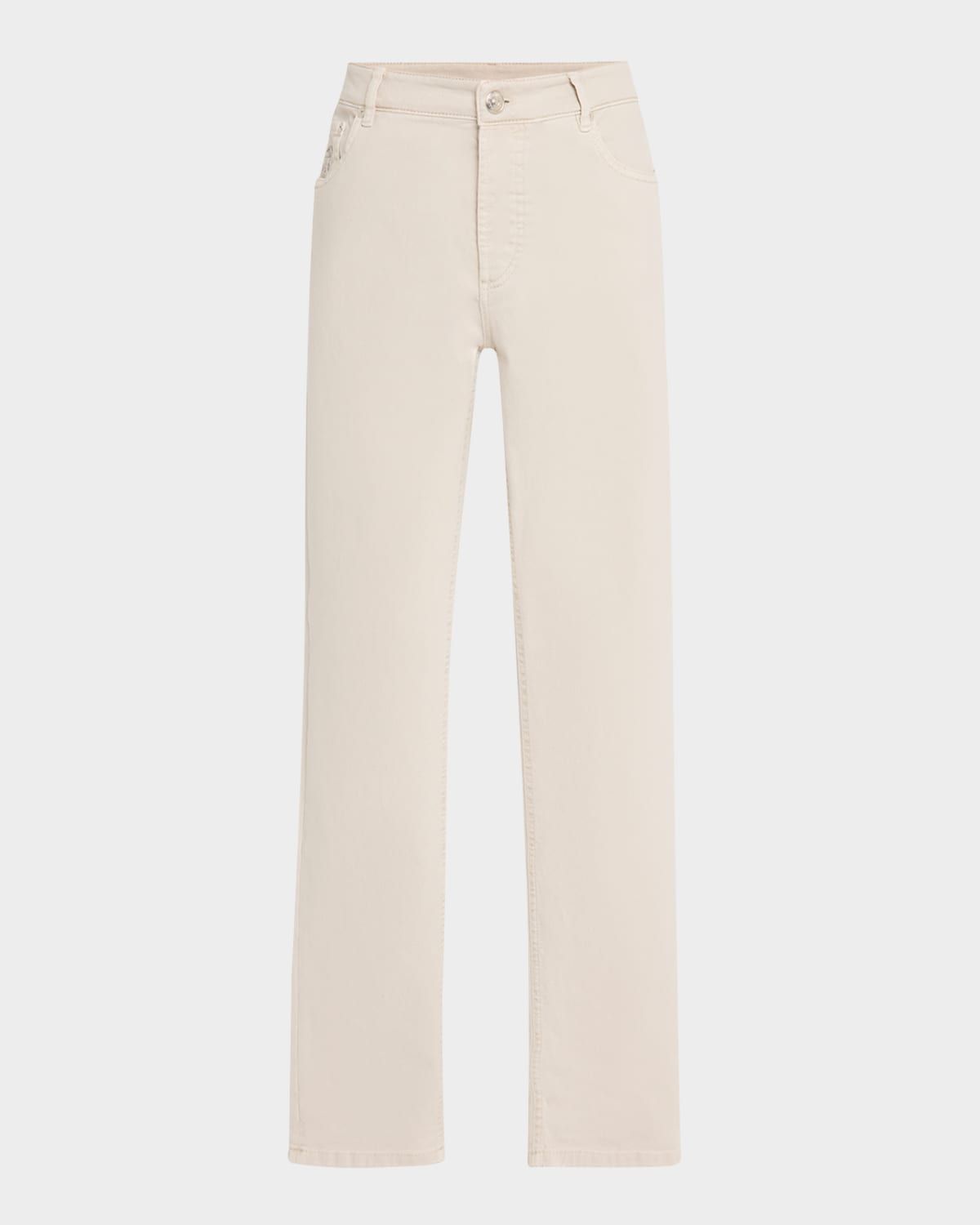 Men & apos;s Dyed Denim Five-Pocket Pants