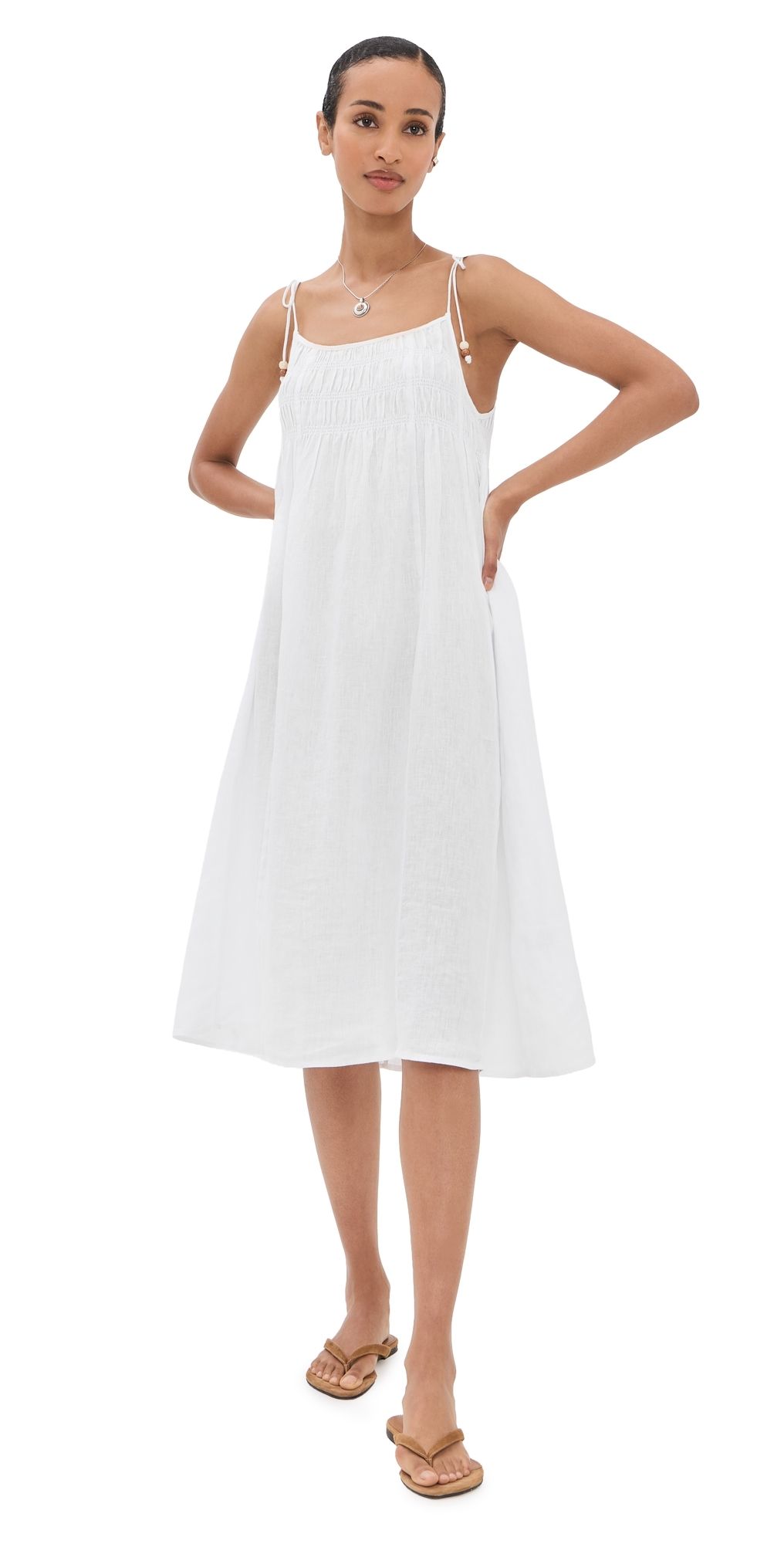 Velvet Teresa Dress White XS