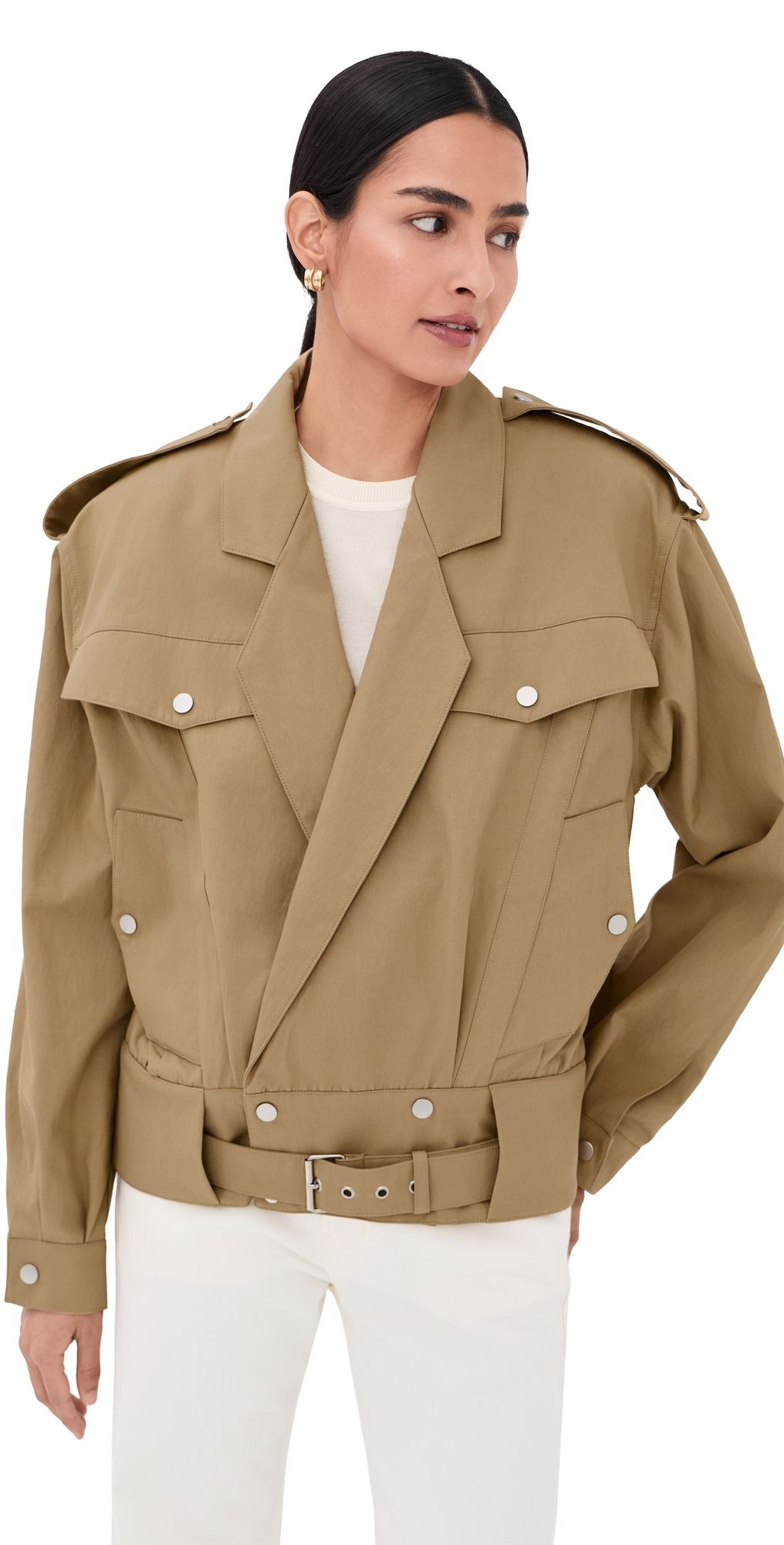 CO Tapered Sports Jacket Camel L