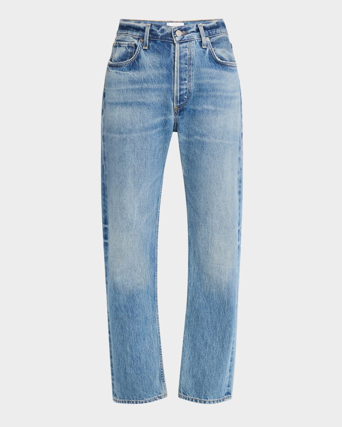 Blaine High-Rise Straight Ankle Jeans