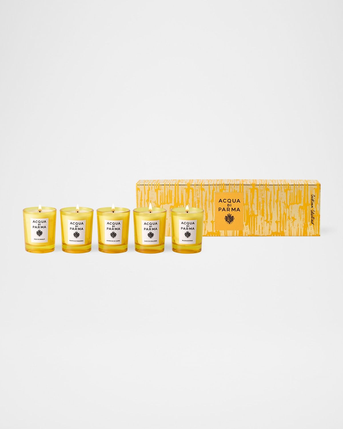 x Cristina Celestino Mini Candles Gift Set, 5 x 1 oz.