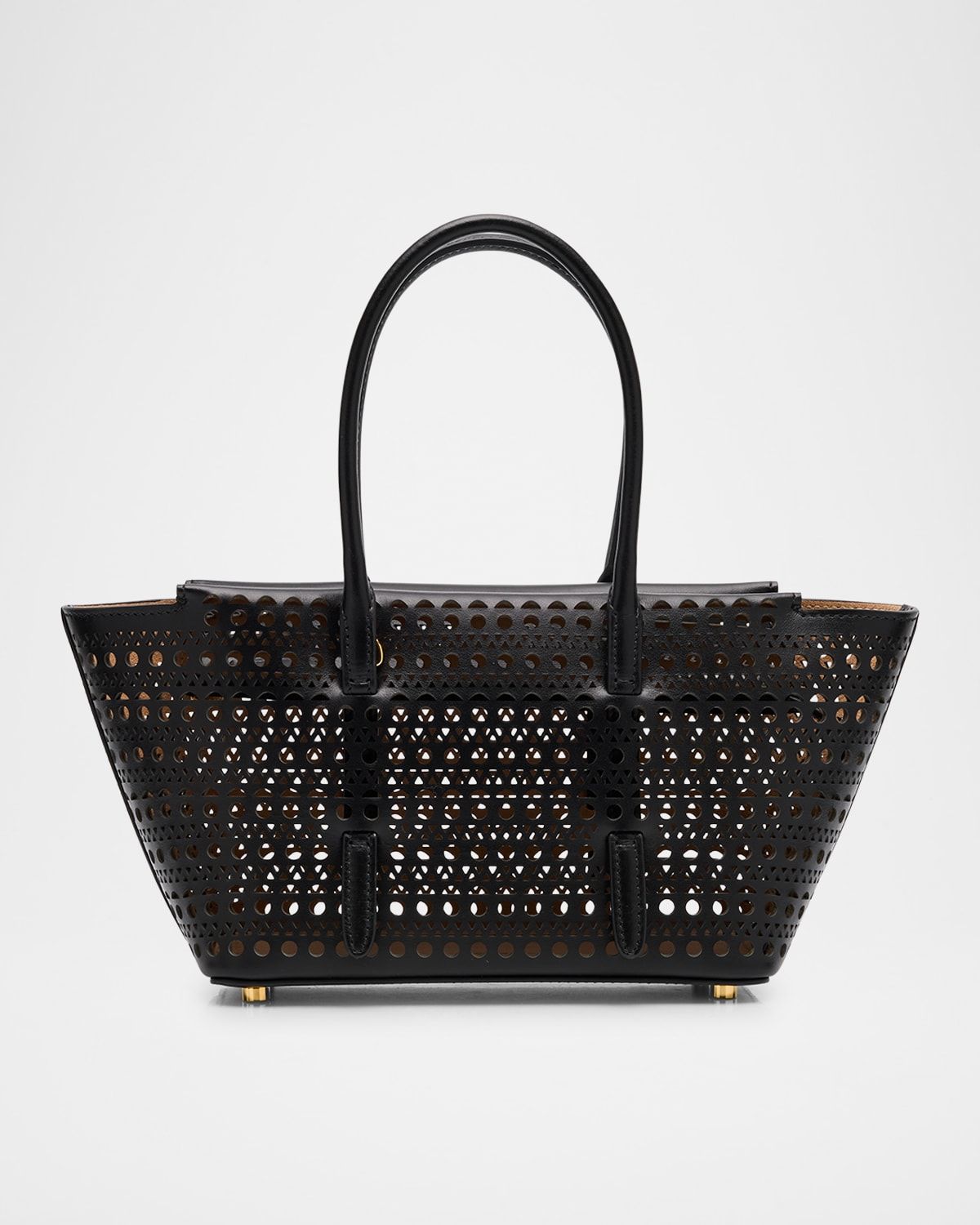 Neo Mina 20 Perforated Leather Top-Handle Bag