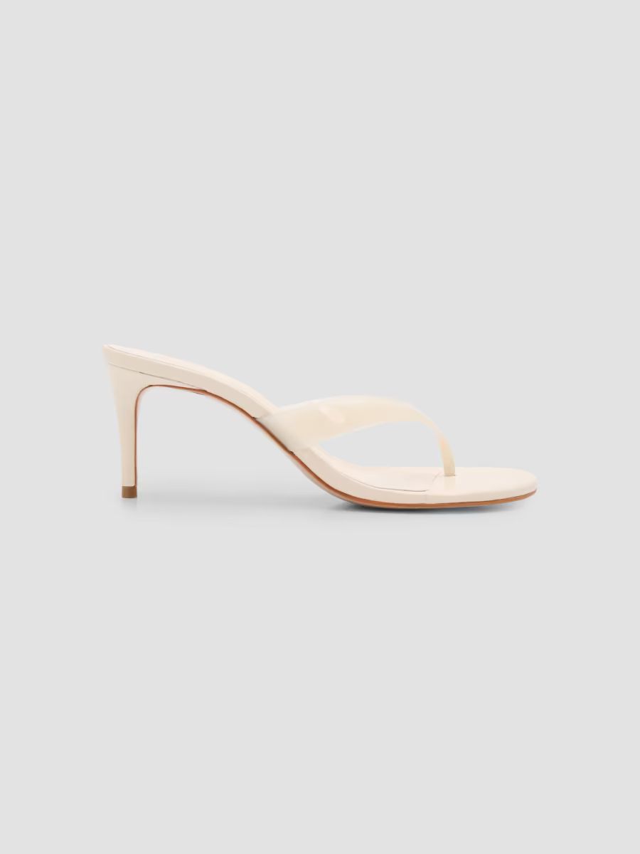 Schutz Women's Roslyn 75MM Slip-On Sandals - Sugar White - Size 7.5