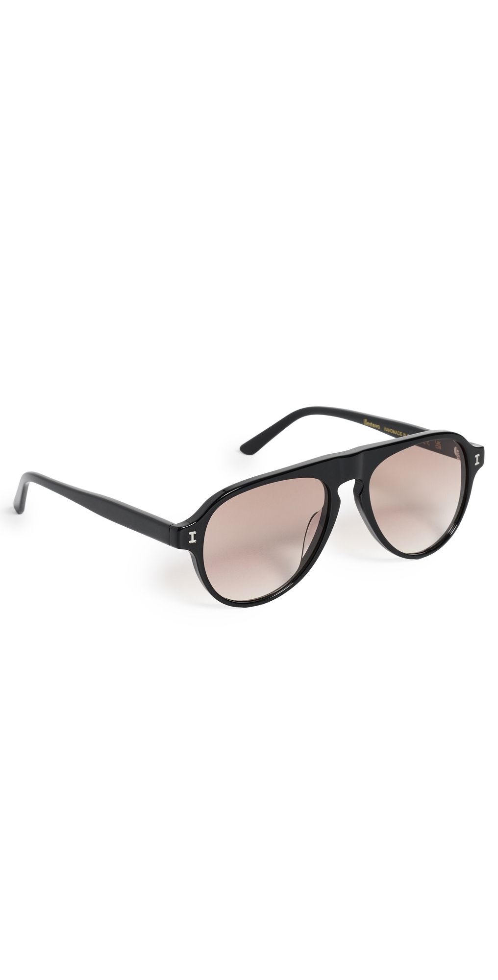Illesteva Vanderbilt Sunglasses Black w/ Taupe One Size