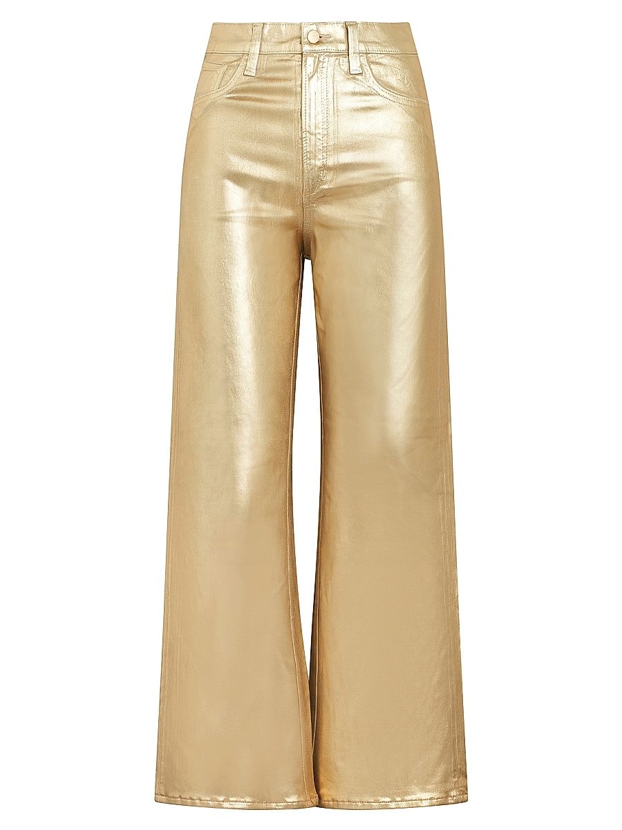 Women's The Mia Metallic Ankle Jeans - Gold Foil - Size 32
