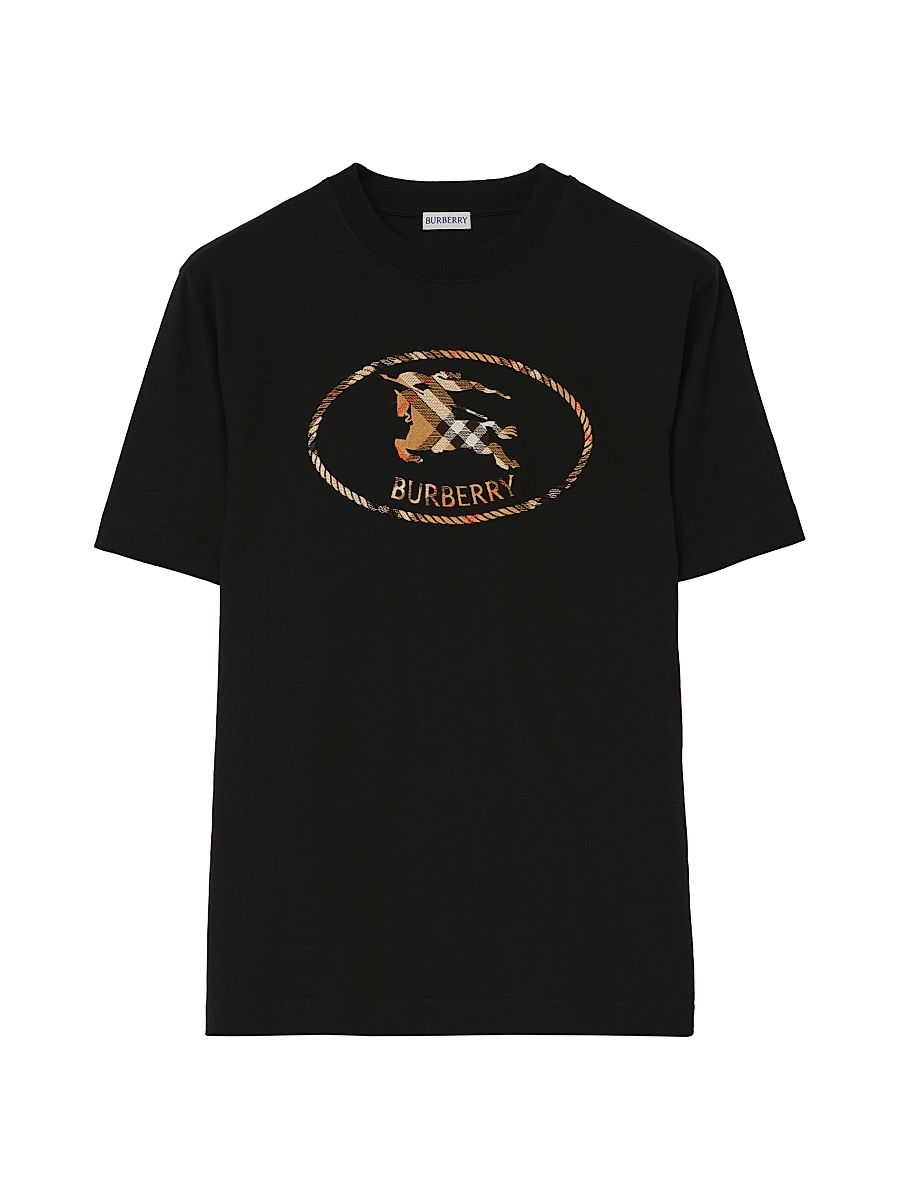 Men's Seth Logo-Embroidered Cotton Slim-Fit T-Shirt - Black - Size XXL