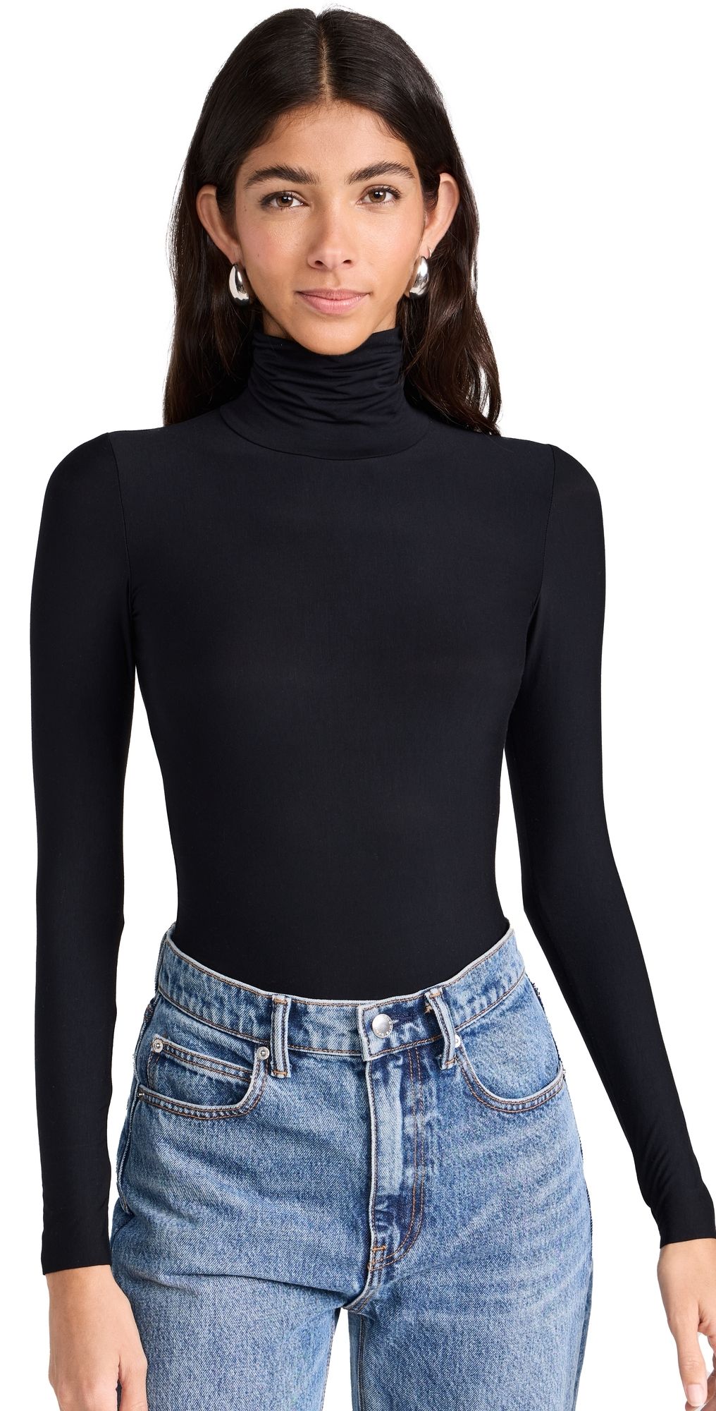 Commando Butter Turtleneck Bodysuit Black S