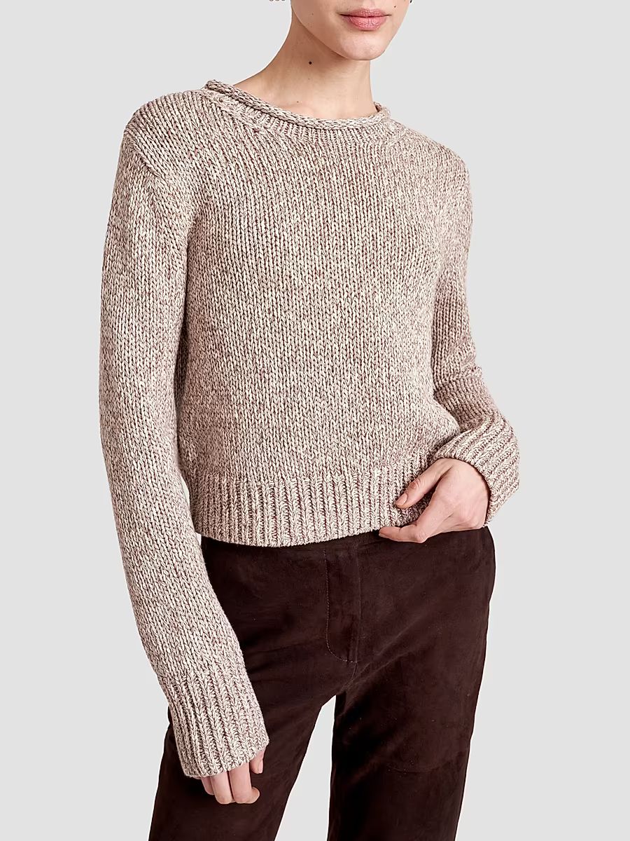 Women's Marled Marina Sweater - Marled Tan - Size XL