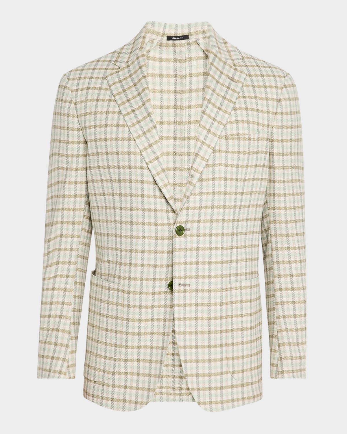 Men & apos;s Small Check Sport Coat