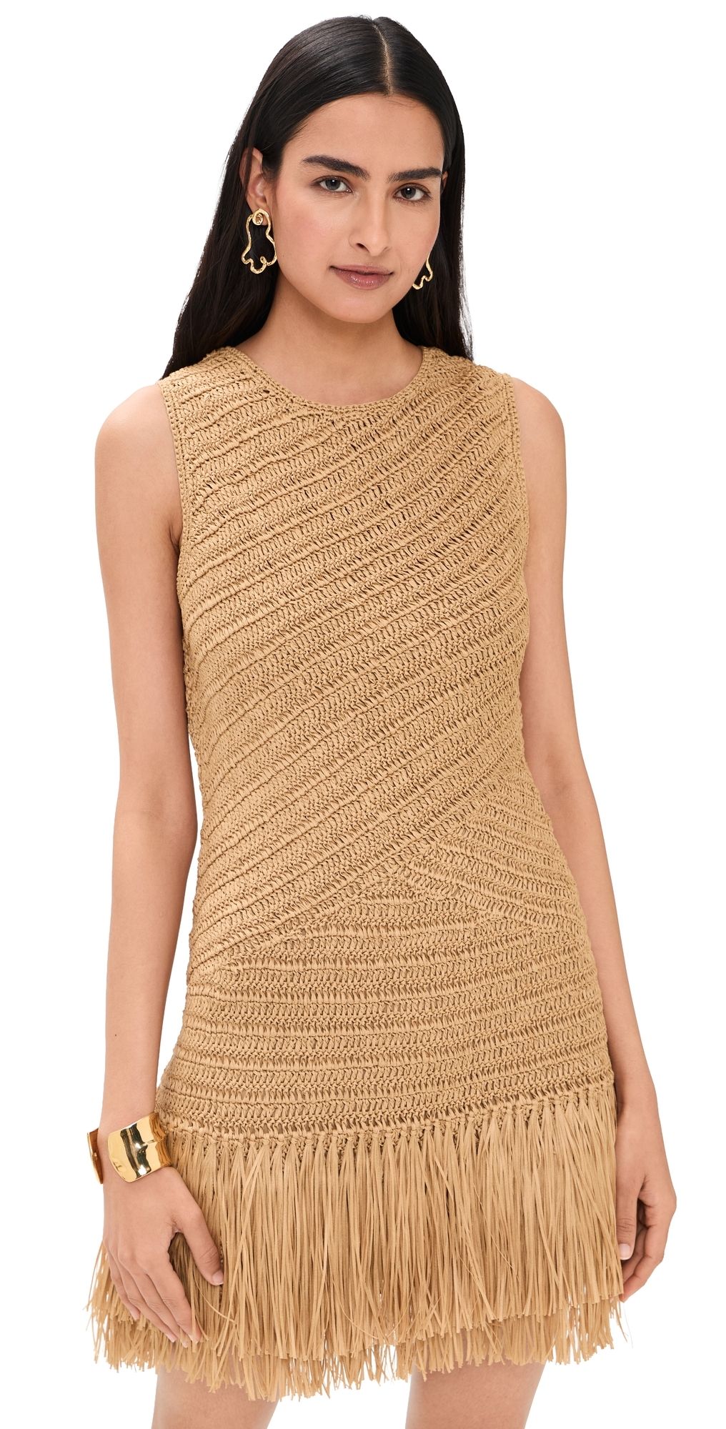SIMONMILLER Mira Crochet Mini Dress Natural M