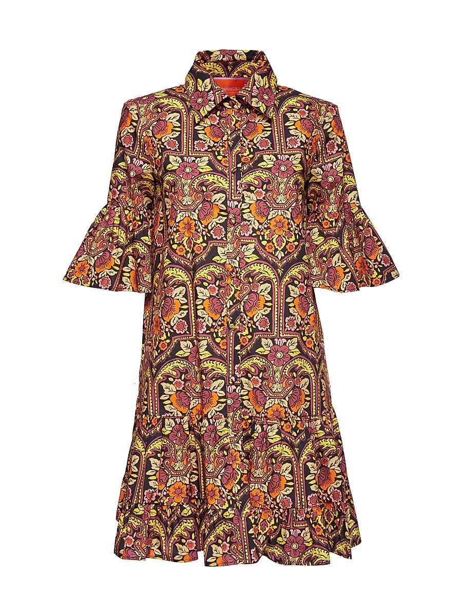 Women's Choux Dress - Brown Black - Size XXS