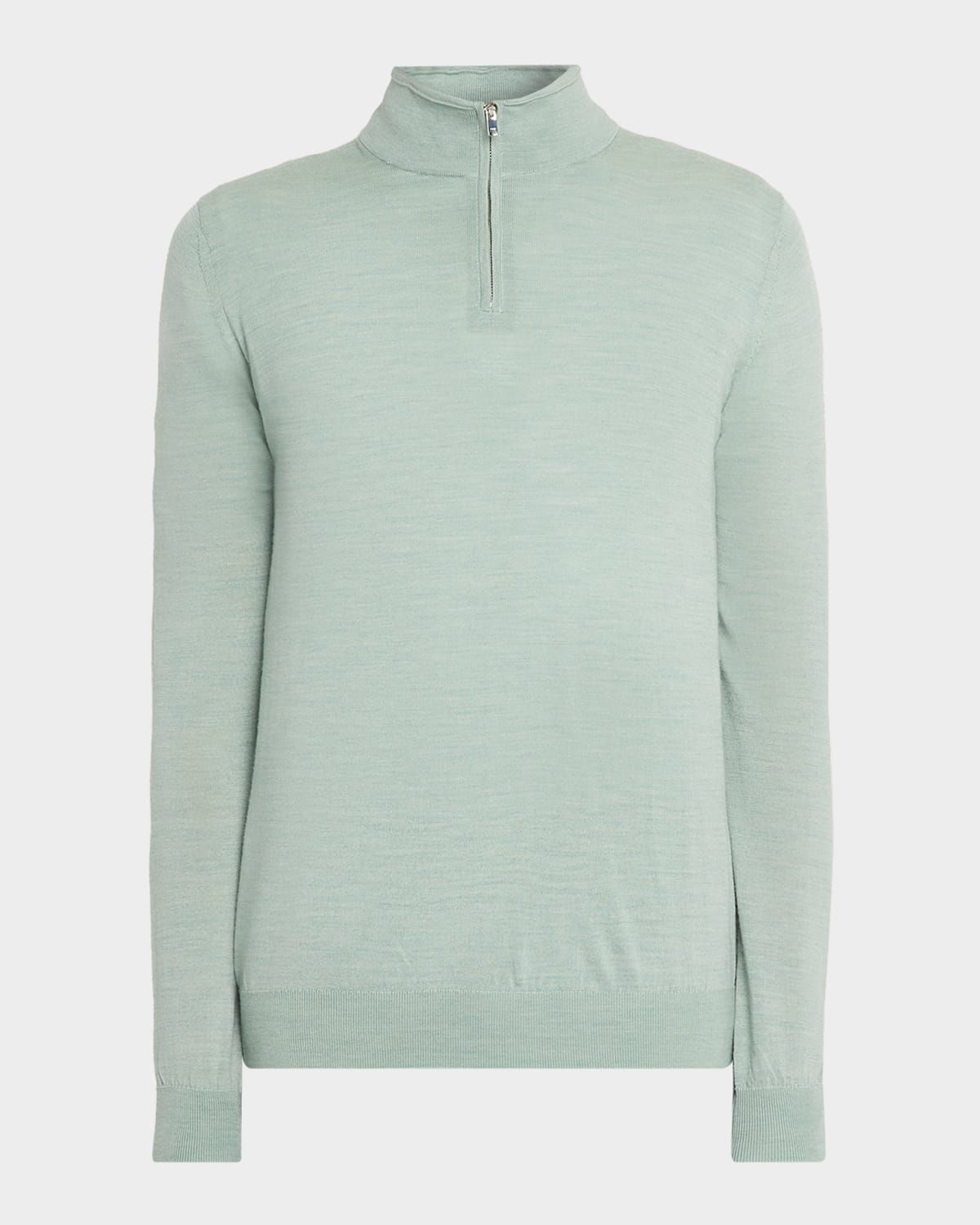 Men & apos;s Blackhall Merino Wool Funnel Neck Half-Zip Sweater