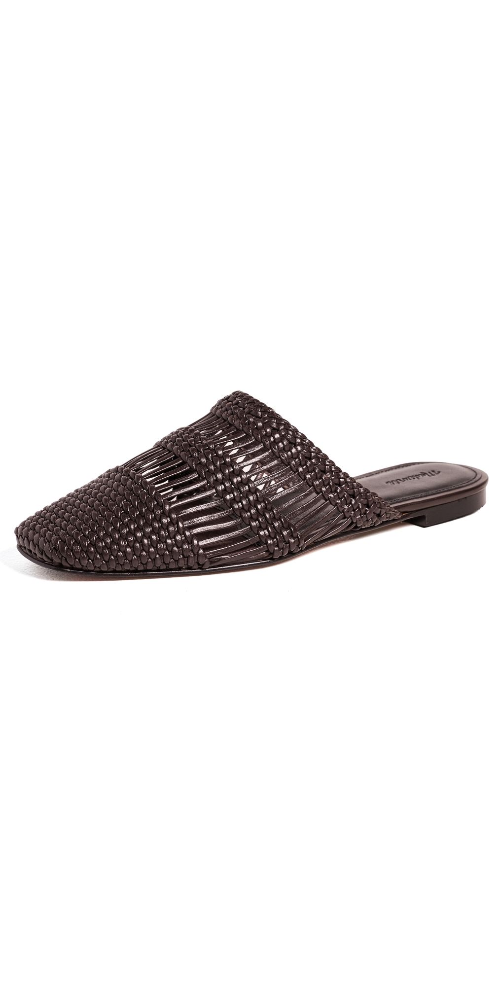 Madewell Mylie Woven Mules Coffee Bean 10.5