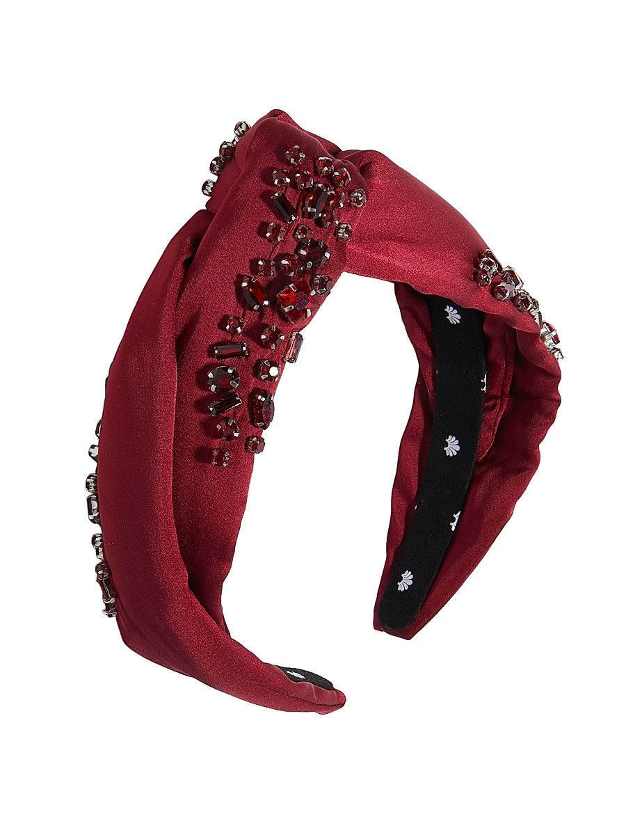 Women's Marlene Jeweled Birthstone Headband - January Garnet