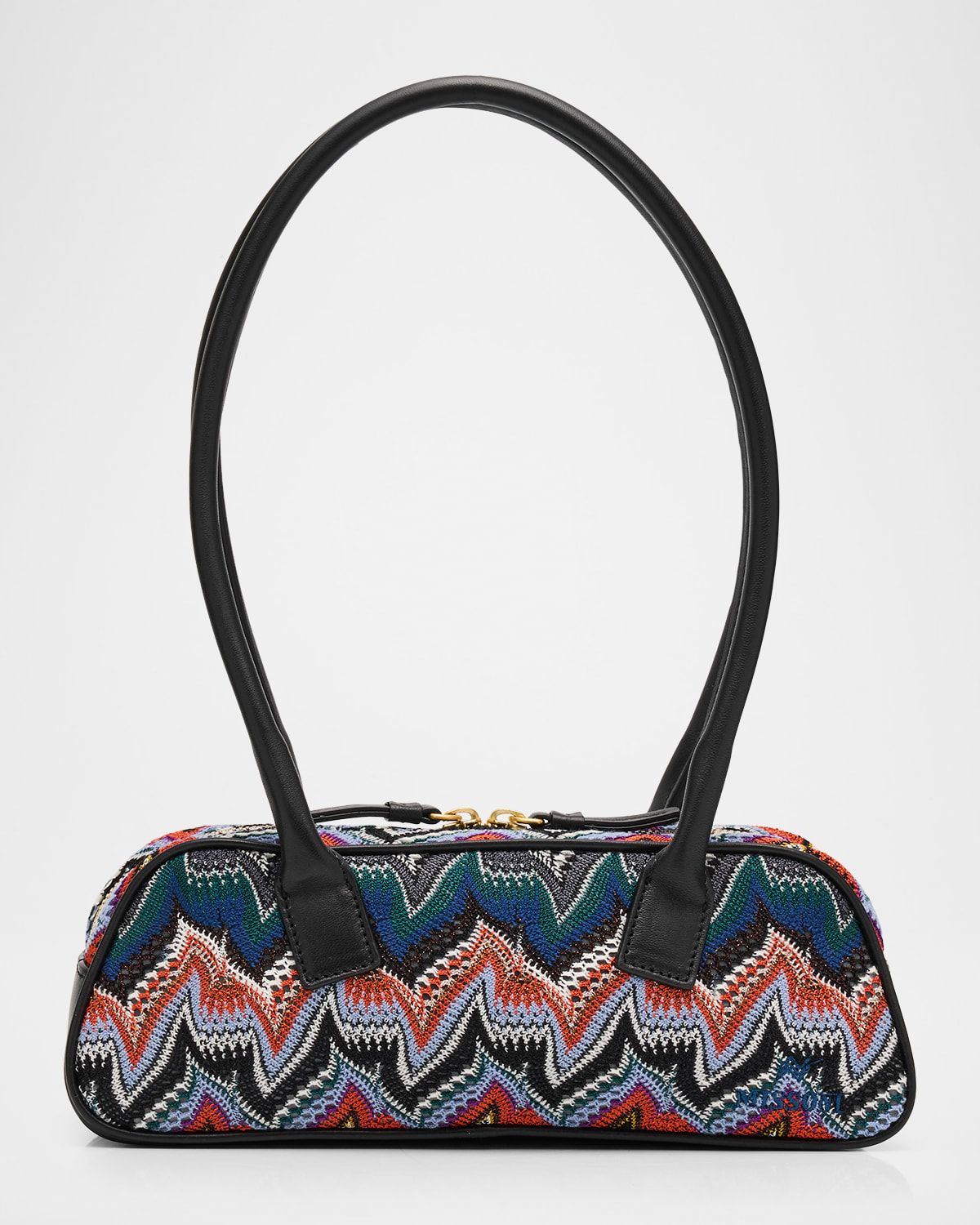 Zig Zag Cotton Bowling Shoulder Bag