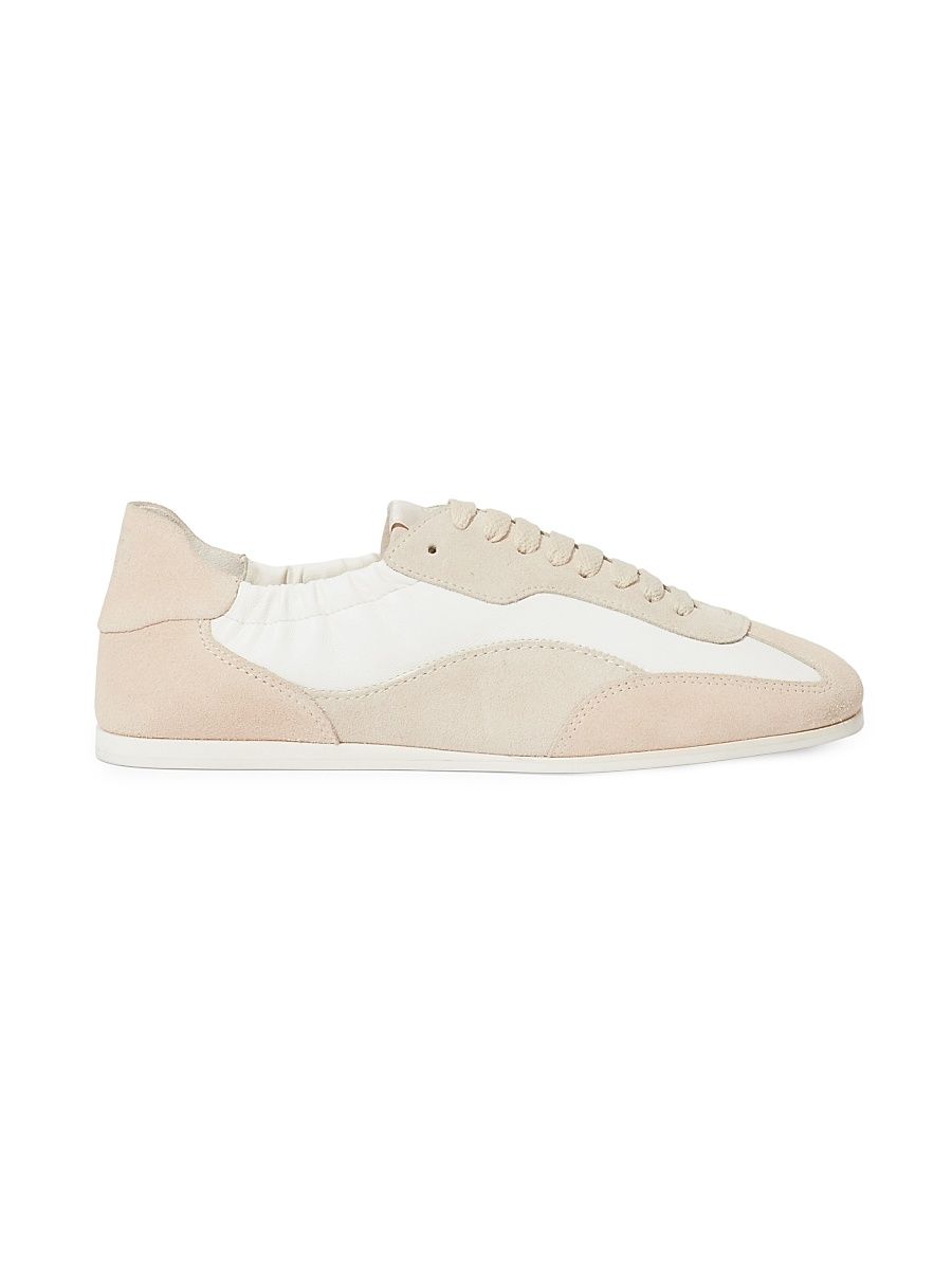 Women's Georgie Suede & Leather Sneakers - Cream - Size 11