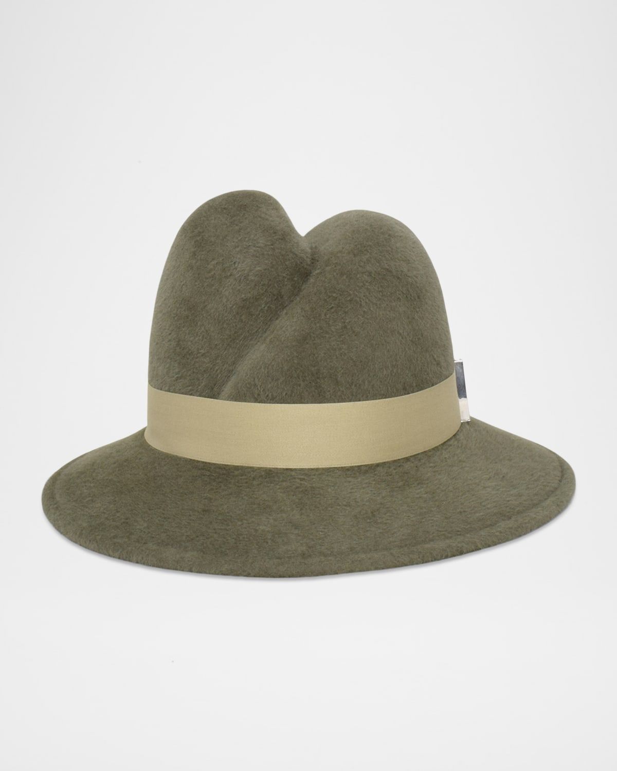 Nell Rabbit Hair Fedora Hat