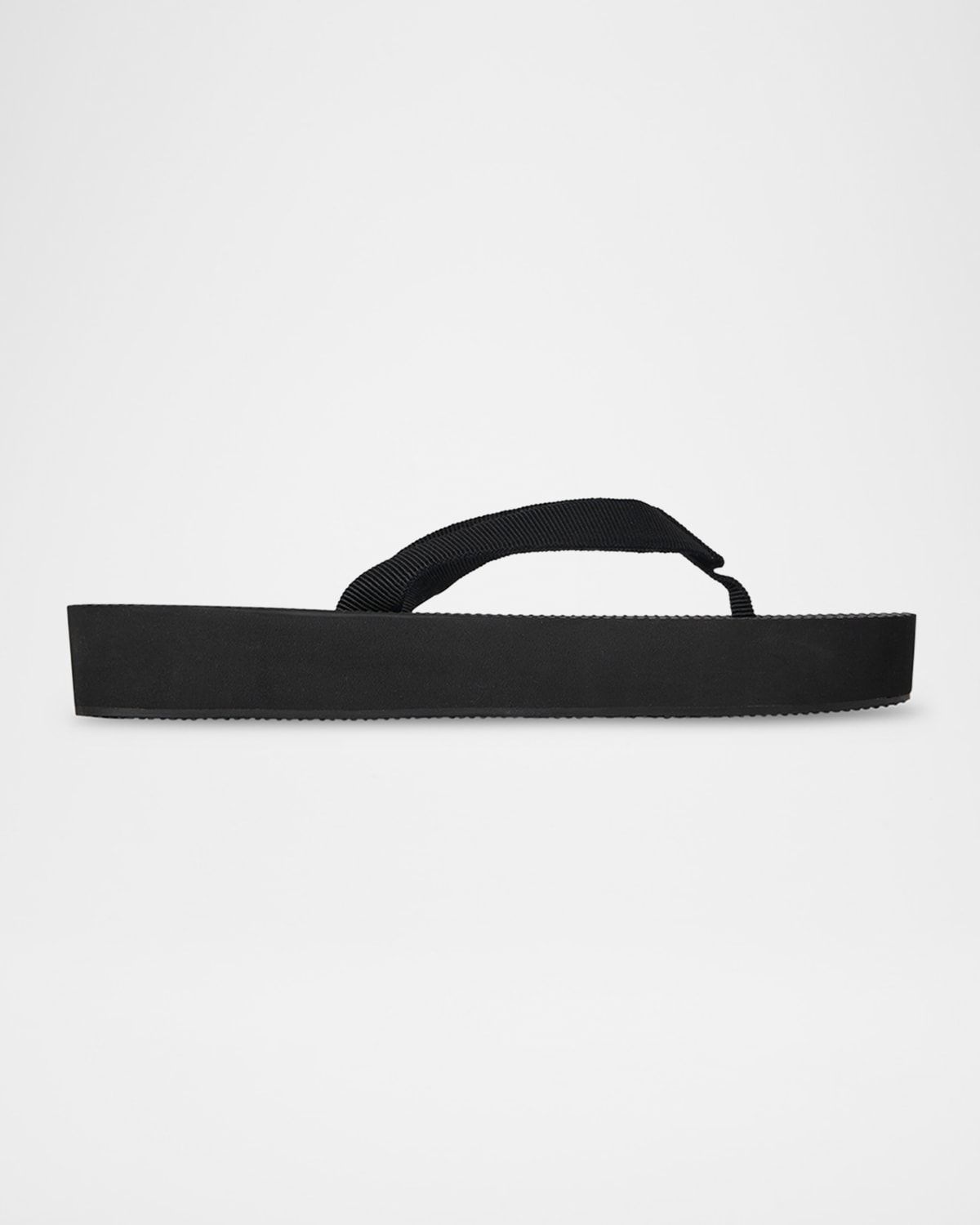 Dune Cotton Flatform Thong Sandals