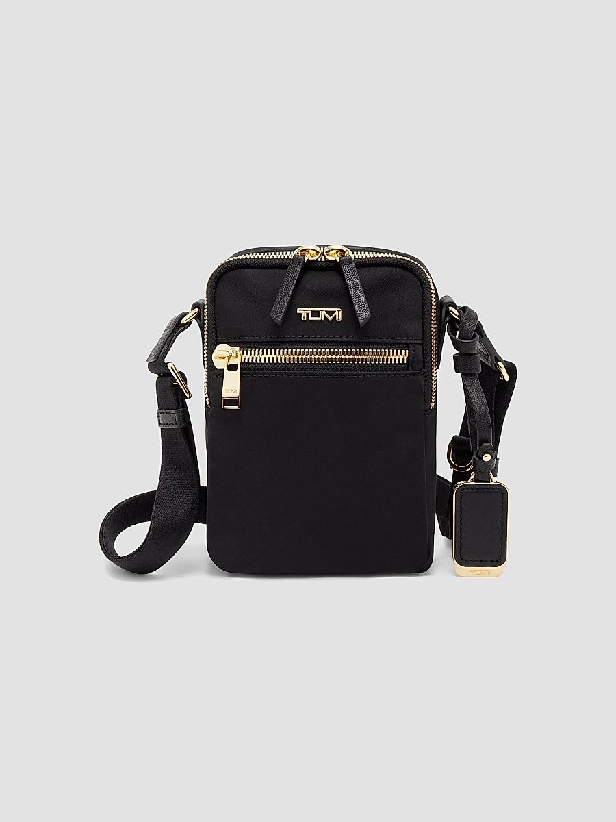 TUMI Men's Voyageur Persia Crossbody - Black Gold