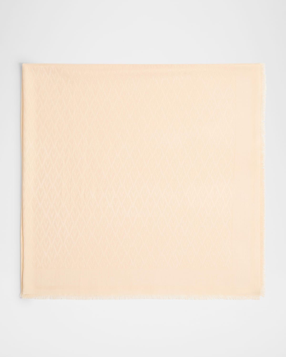 Toute La V Logo Jacquard Shawl