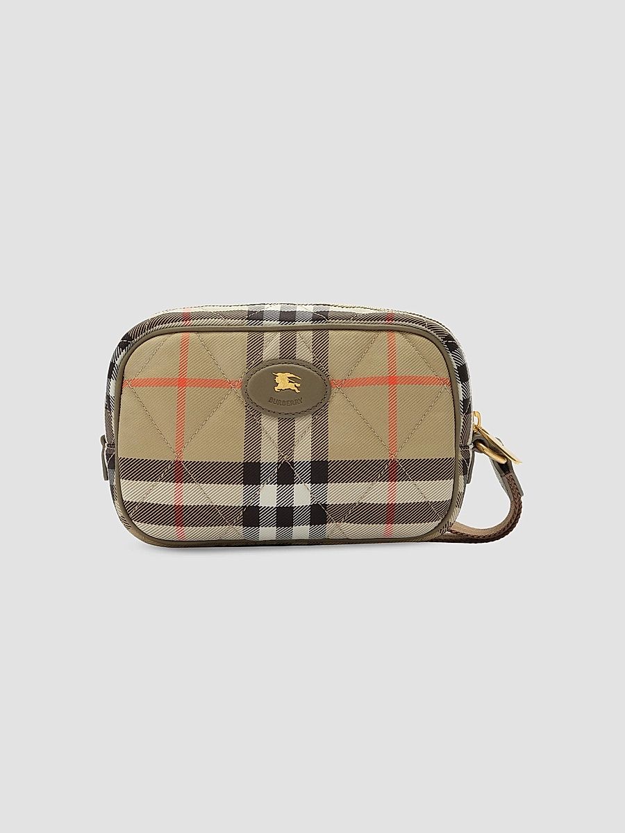 Women's Horseshoe Check Pouch - Sand