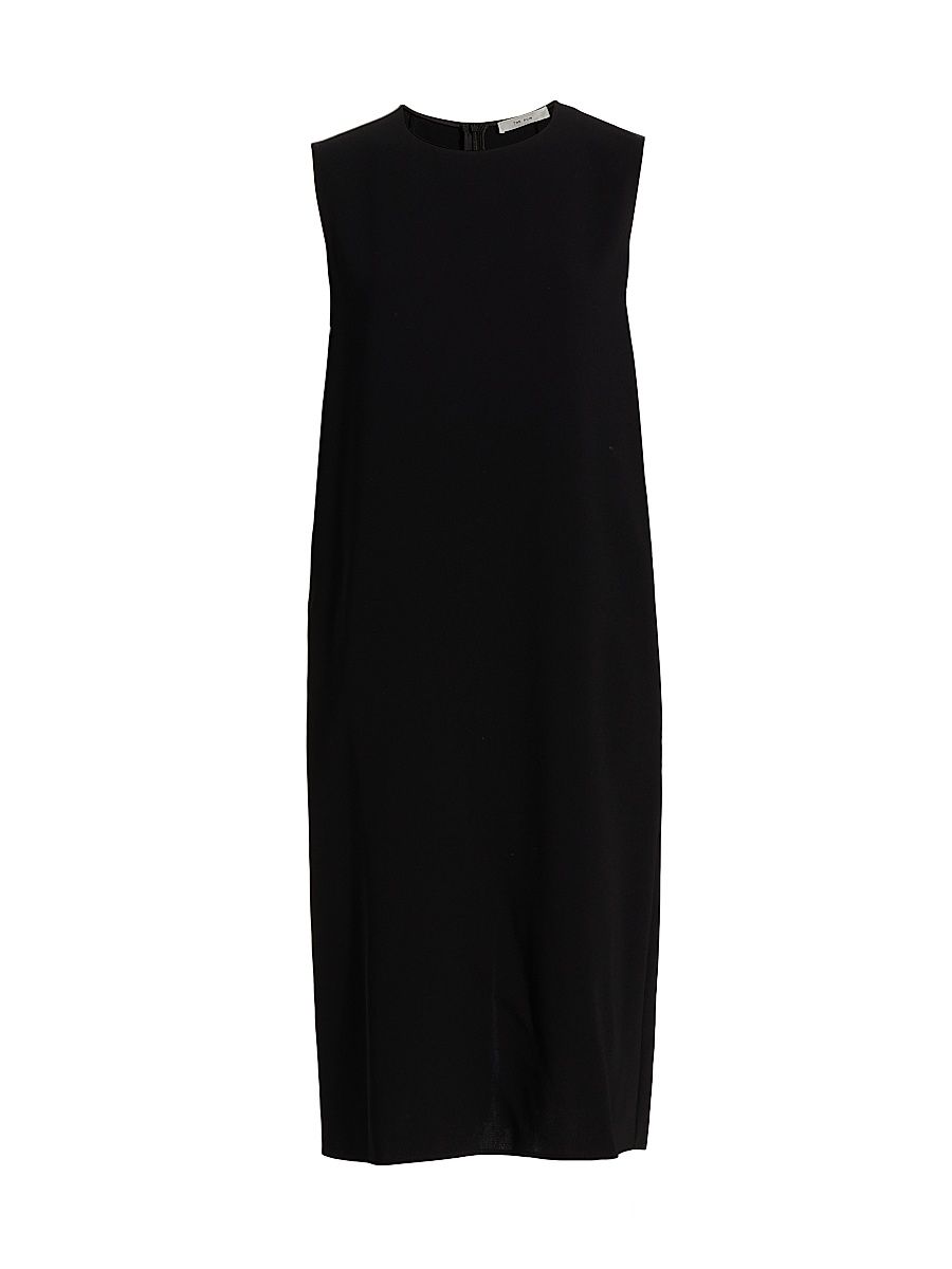 Women's Mirna Sleeveless Midi-Dress - Black - Size Large