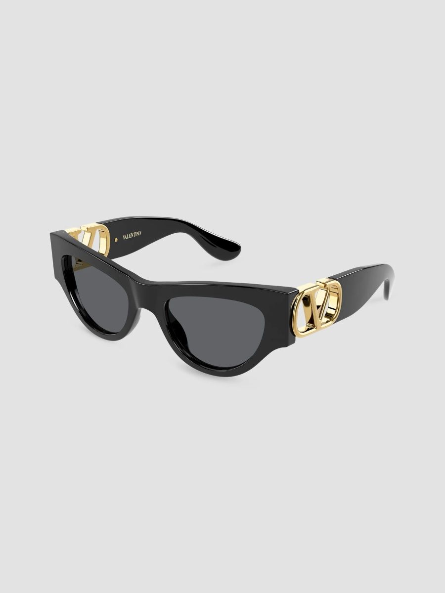 Valentino Women's VLogo 55MM Cat-Eye Sunglasses - Black