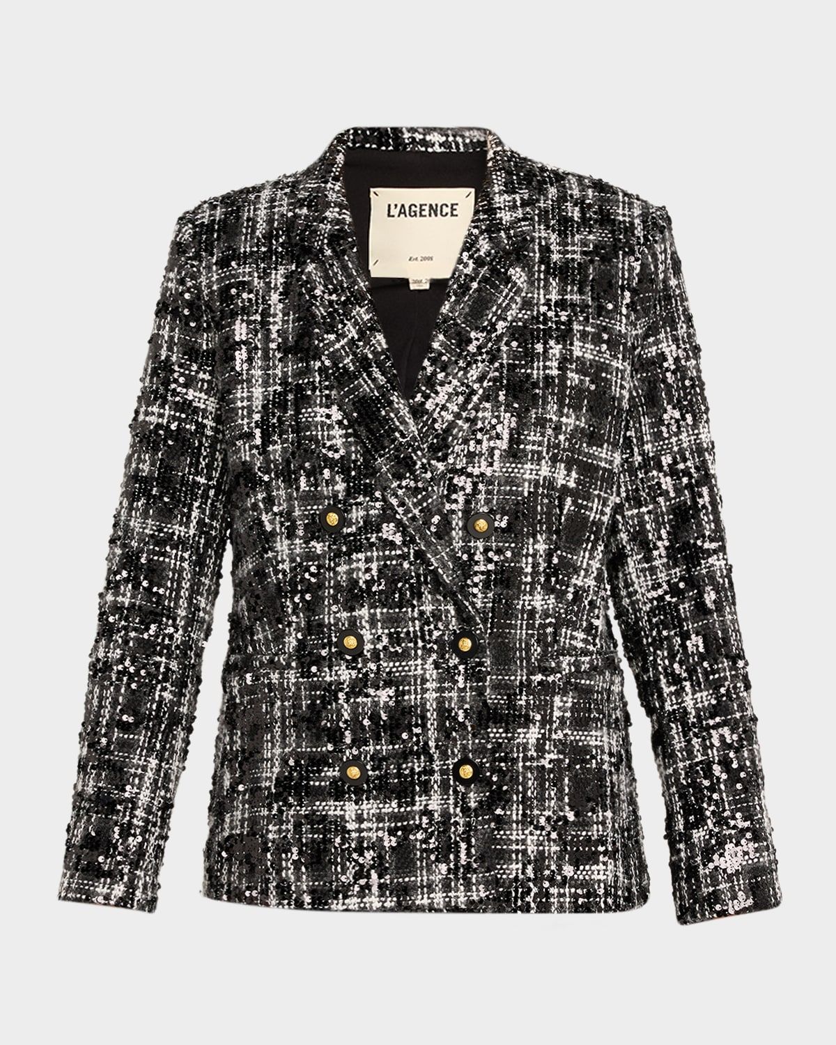 Colin Sequined Tweed Blazer